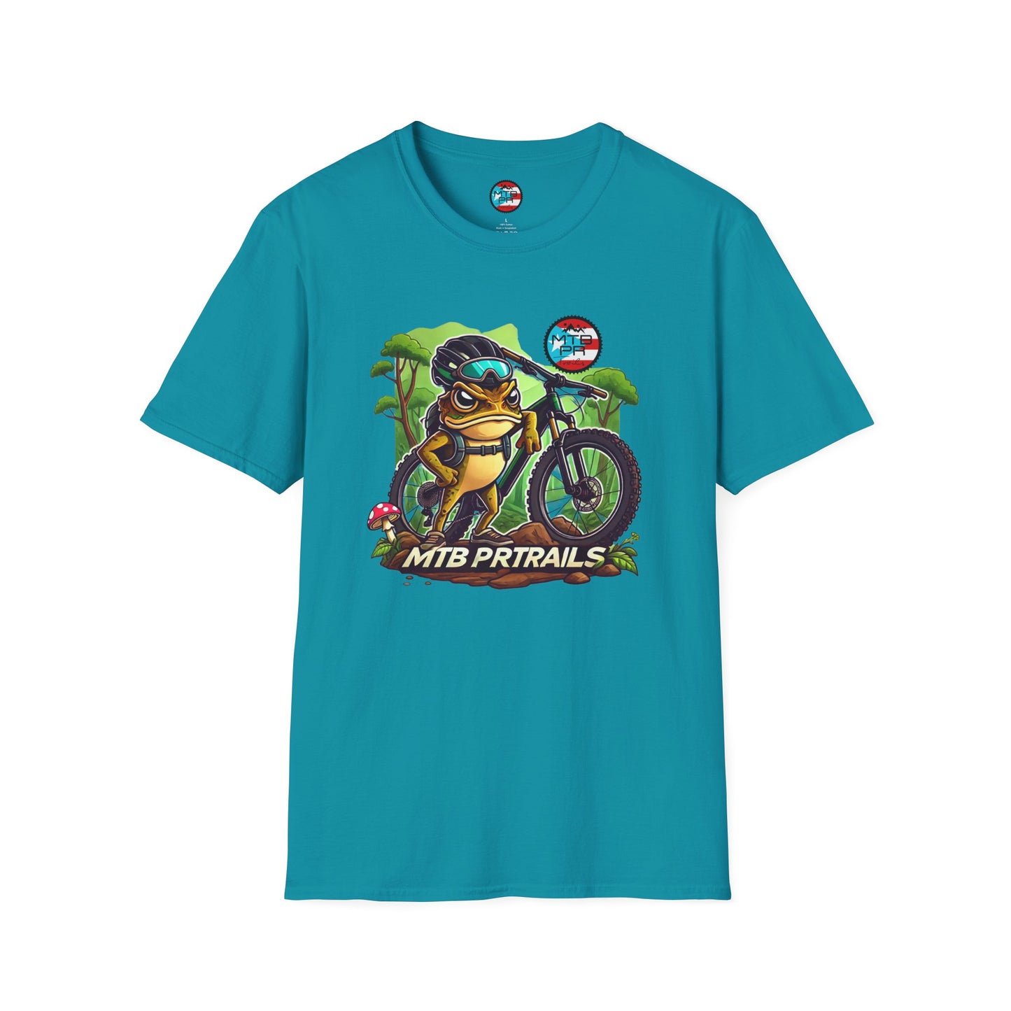 Sapo Concho en MTB - MTB PR Trails - Unisex Softstyle T-Shirt