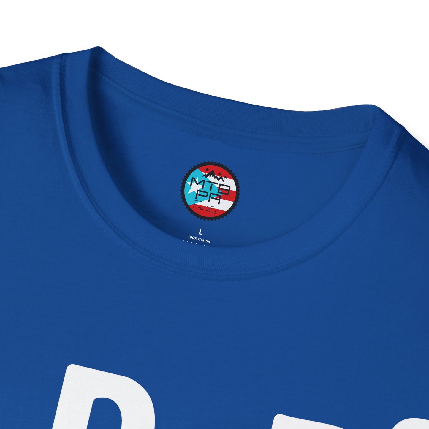 DeBI CoRReR MaS BICI - White - MTB PR TRAILS - Unisex Softstyle T-Shirt