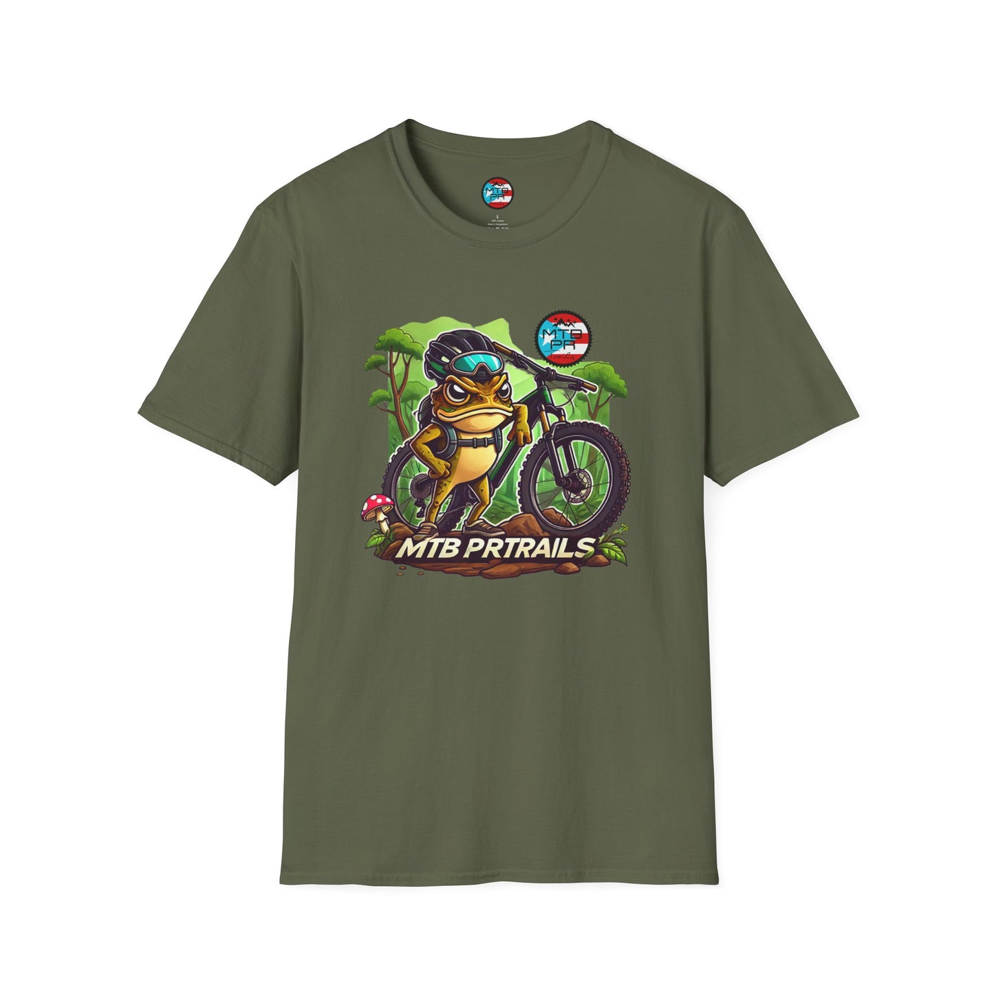 Sapo Concho en MTB - MTB PR Trails - Unisex Softstyle T-Shirt