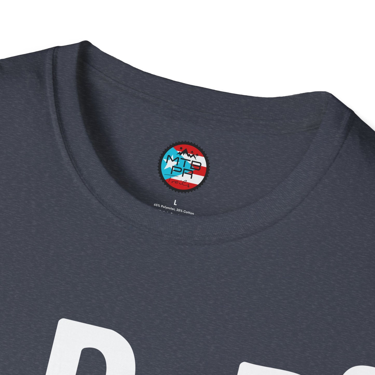 DeBI CoRReR MaS BICI - White - MTB PR TRAILS - Unisex Softstyle T-Shirt