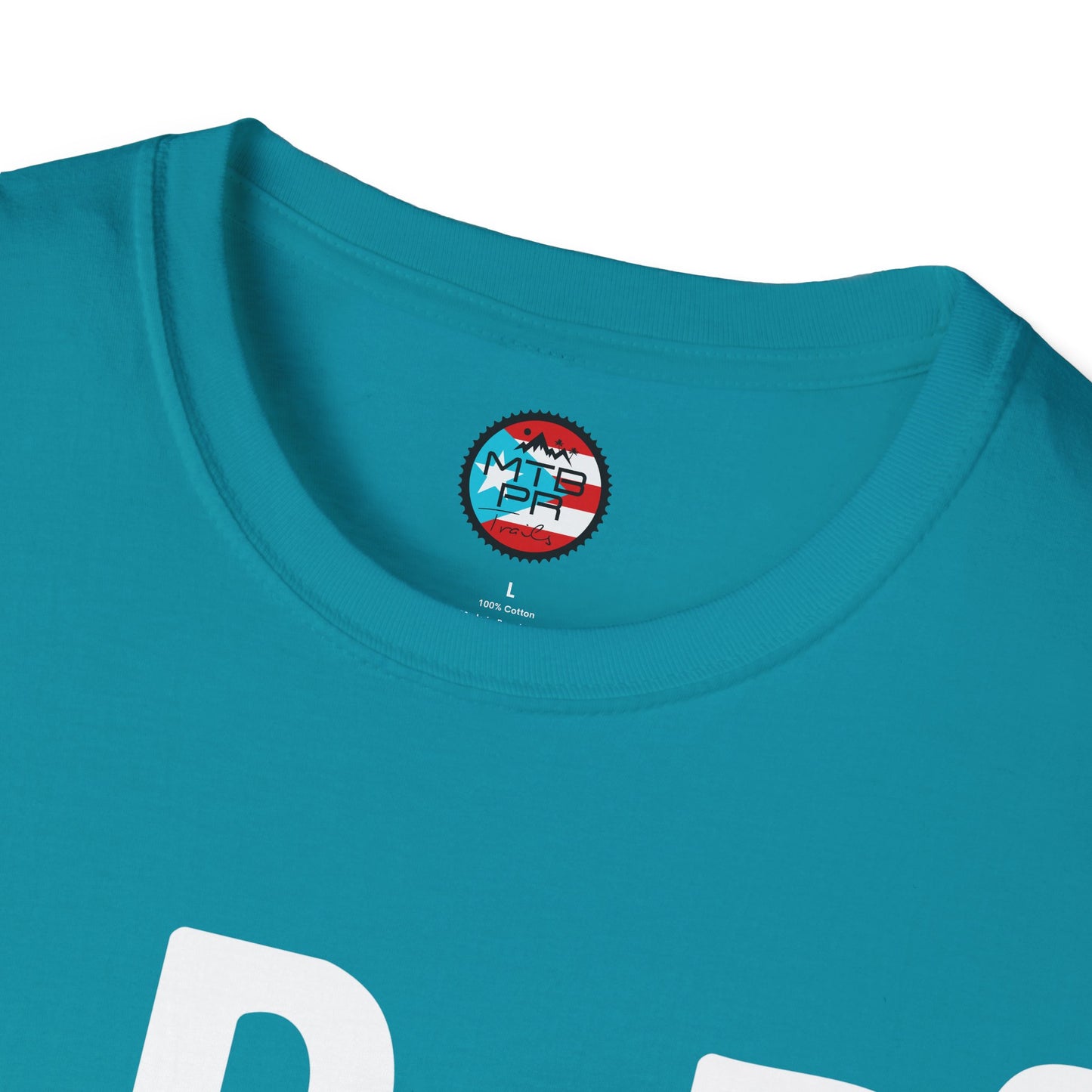 DeBI CoRReR MaS BICI - White - MTB PR TRAILS - Unisex Softstyle T-Shirt