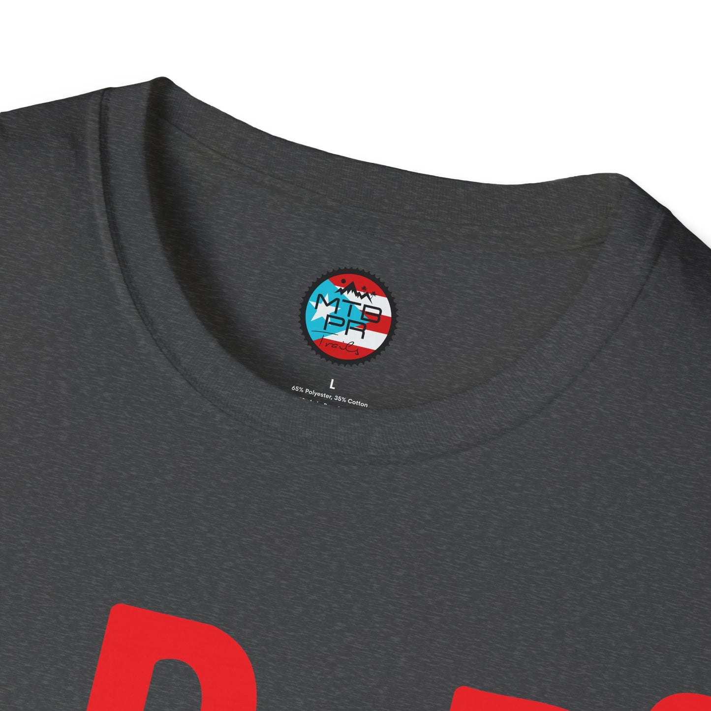 DeBI CoRReR MaS BICI - Bandera - MTB PR TRAILS - Unisex Softstyle T-Shirt