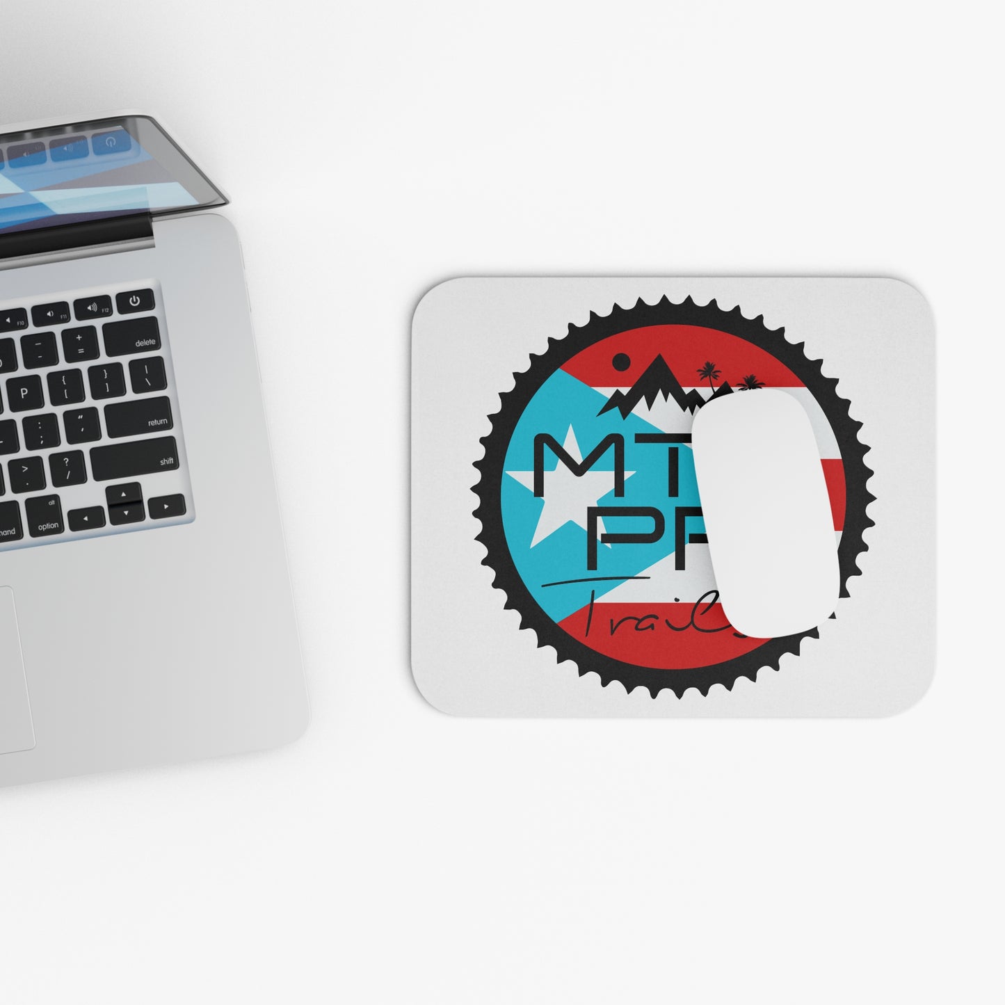 Mouse Pad (Rectangle) - MTB PR Trails - Bandera