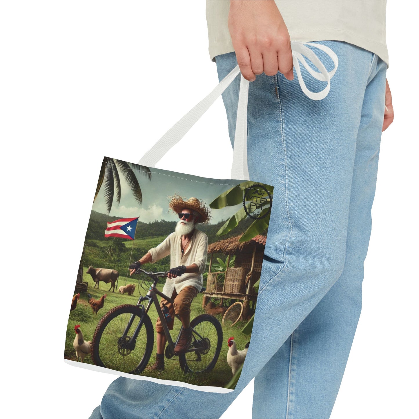 El Jibaro MTB - Logo OG - Tote Bag (AOP)
