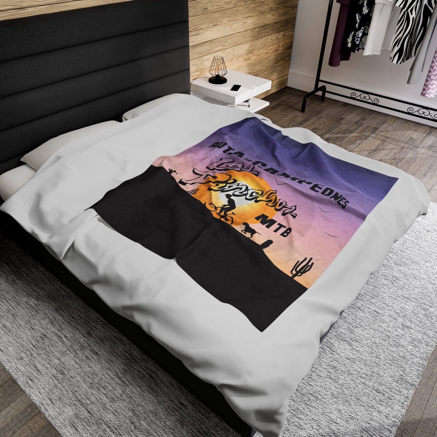 Velveteen Plush Blanket - Los Pinchos MTB