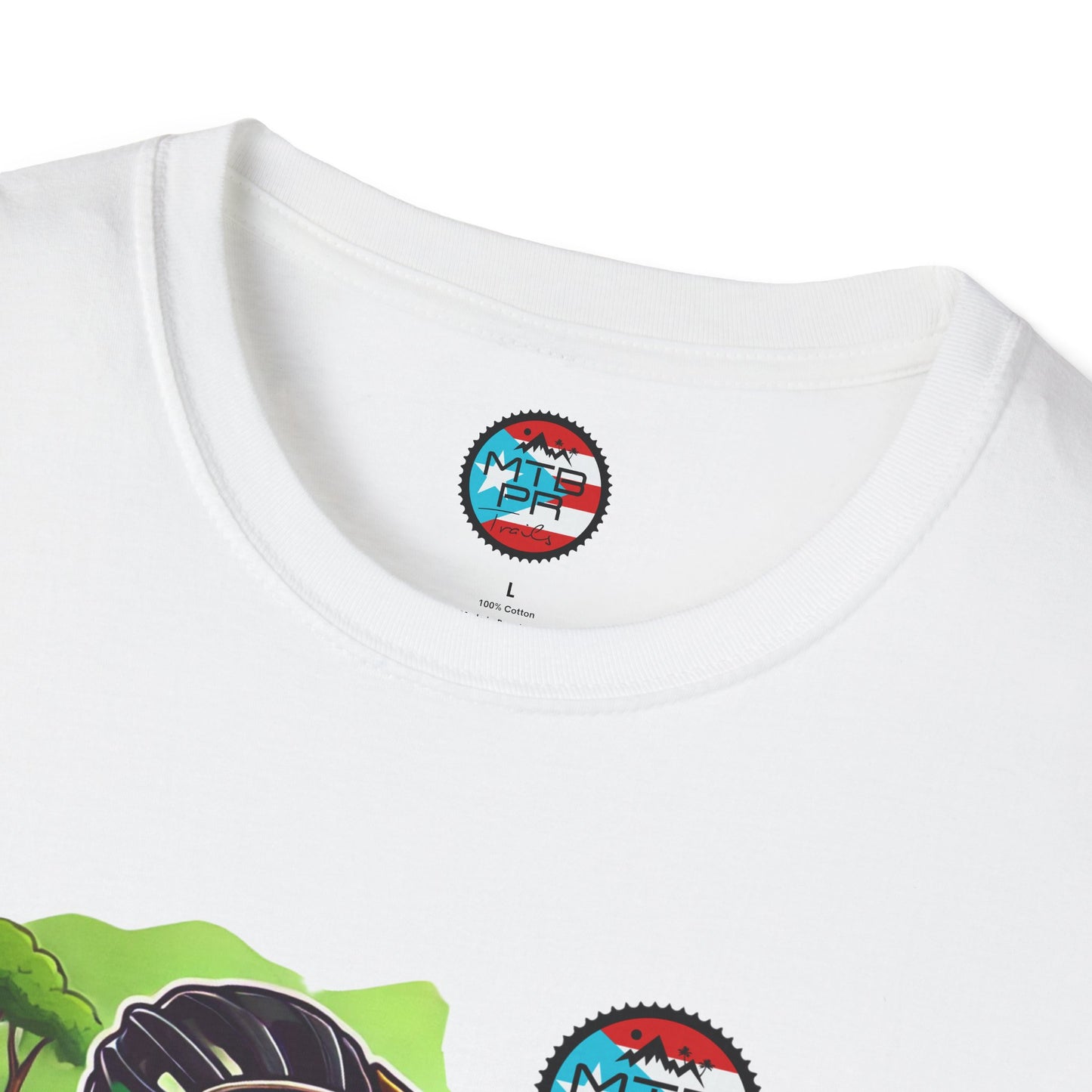Sapo Concho en MTB - MTB PR Trails - Unisex Softstyle T-Shirt