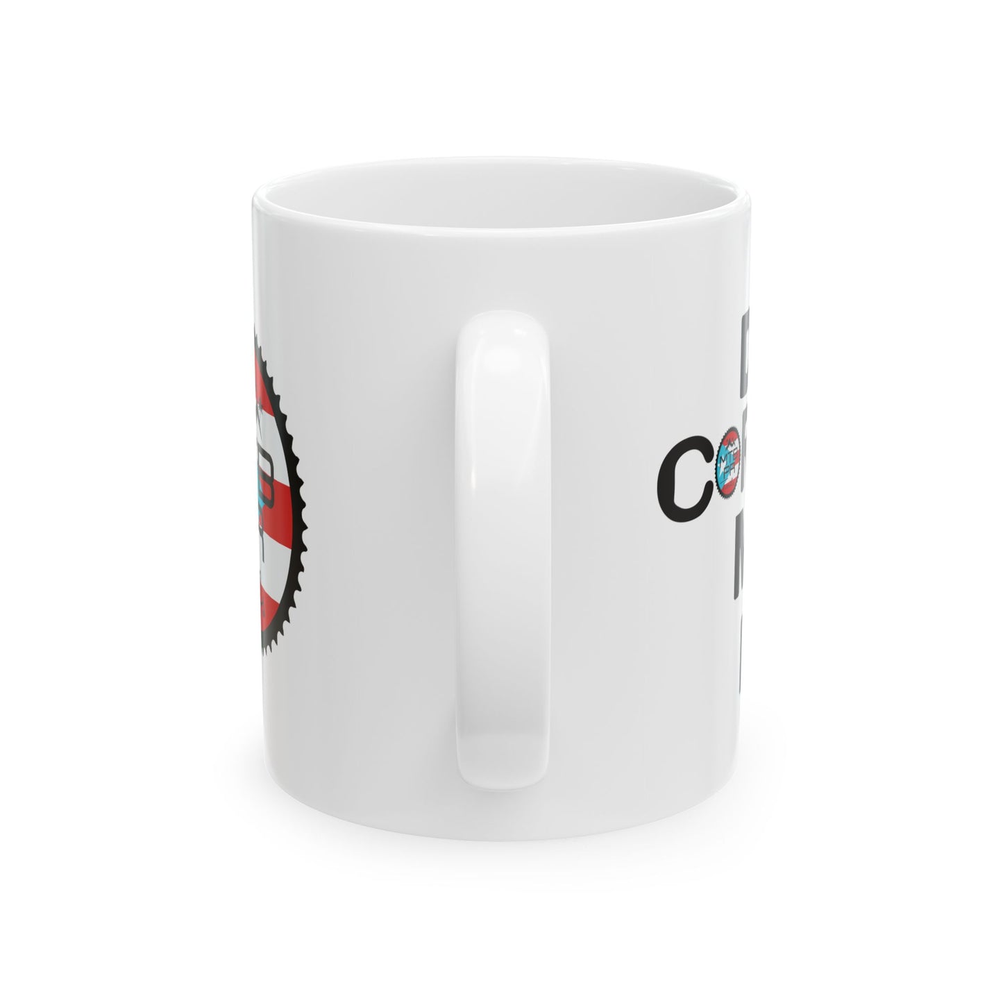 DeBI CoRRER MAS BICI - Black - Ceramic Mug, (11oz)