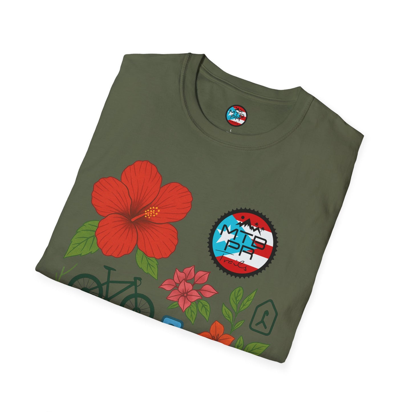 Amapola Location PR - MTB PR TRAILS - Unisex Softstyle T-Shirt