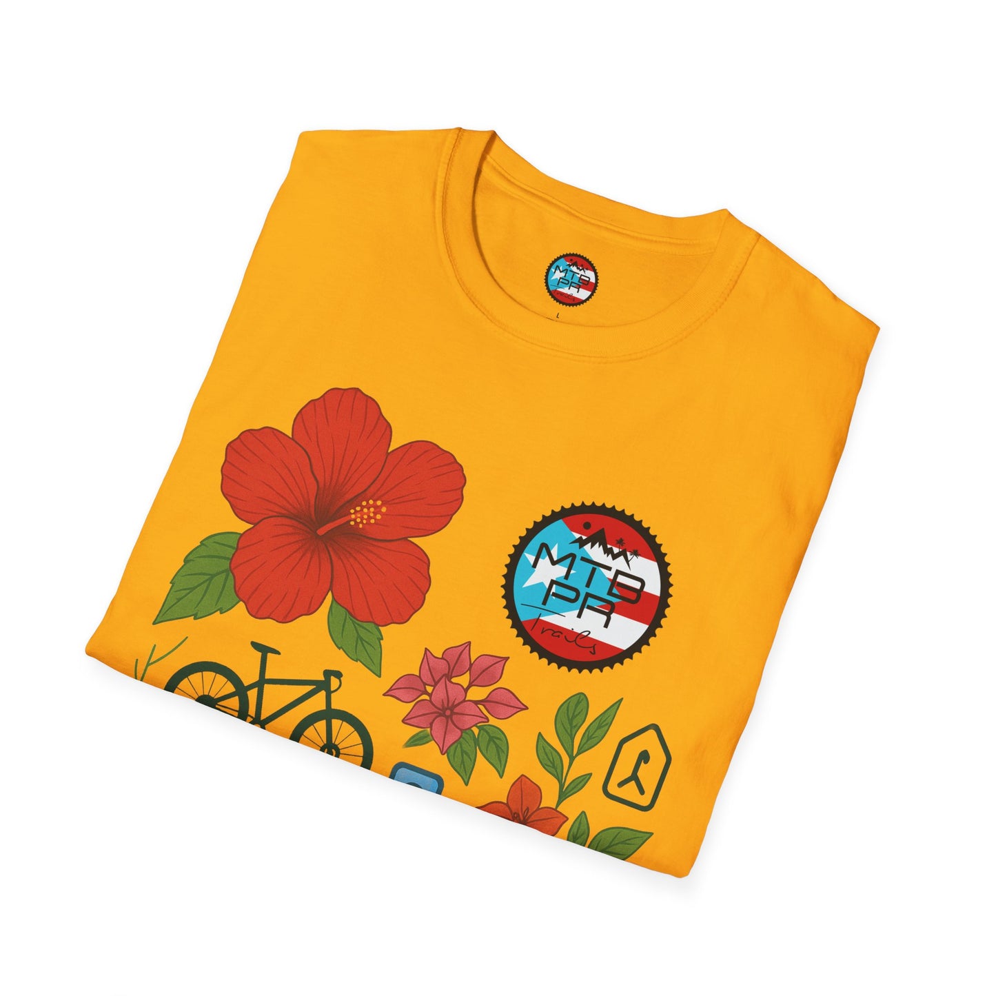 Amapola Location PR - MTB PR TRAILS - Unisex Softstyle T-Shirt