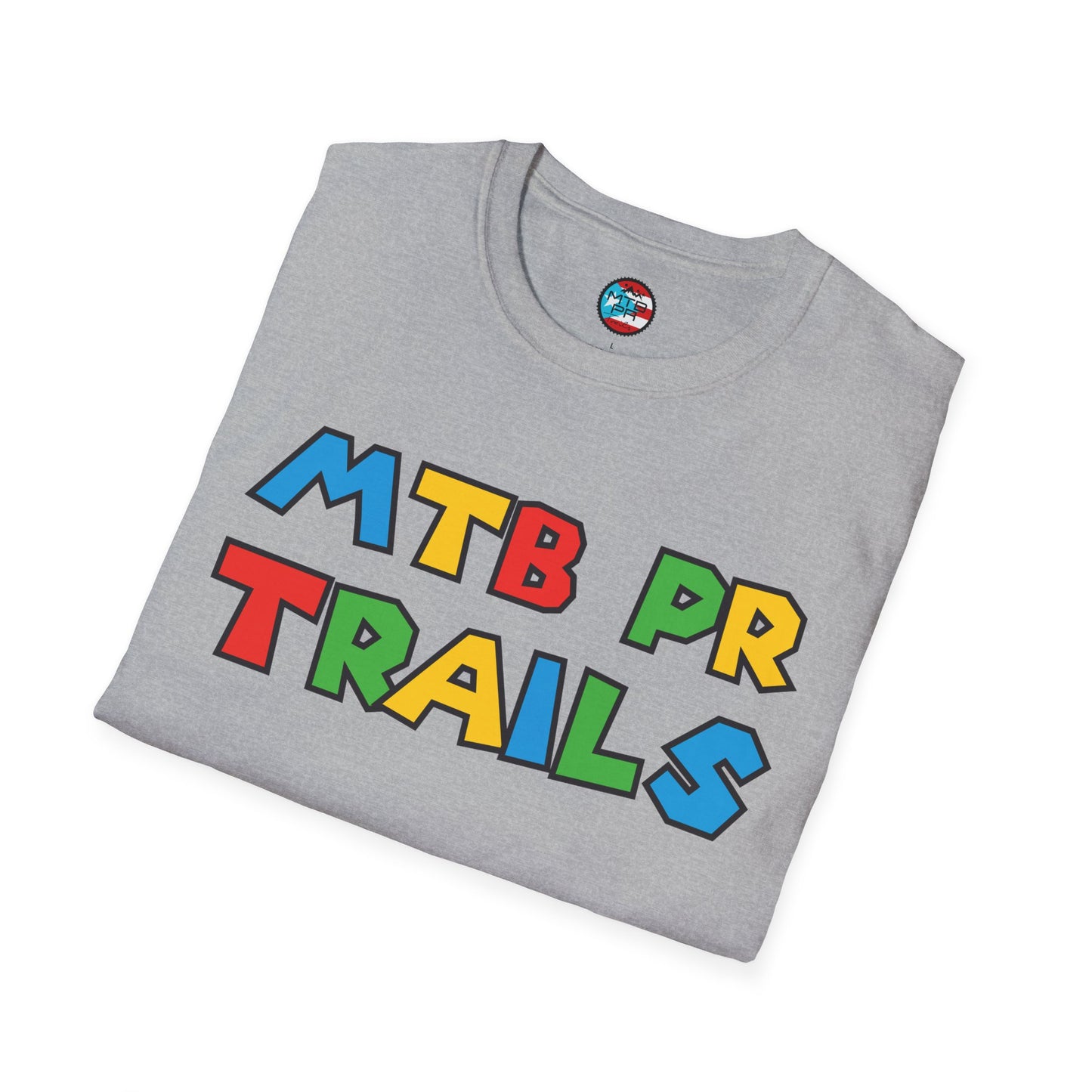 MTB PR TRAILS - LEVEL UP - Unisex Softstyle T-Shirt