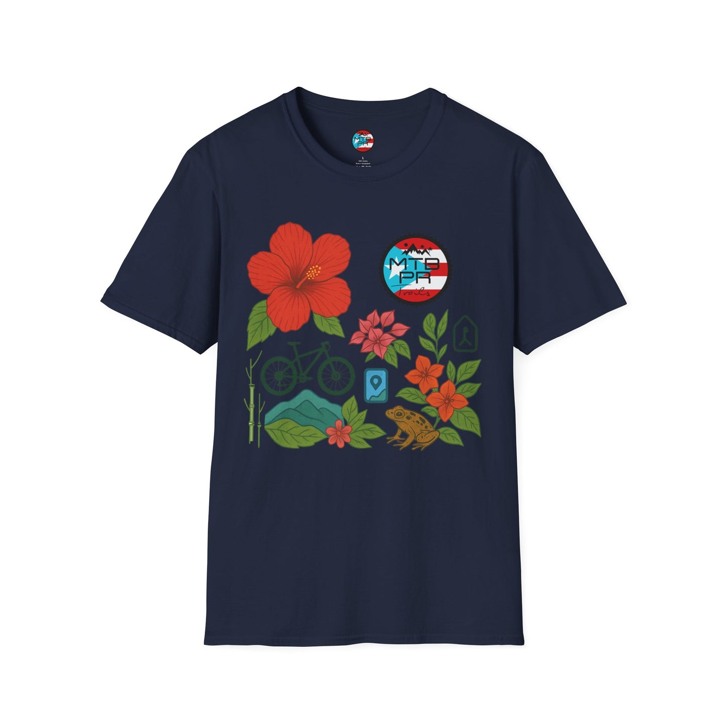 Amapola Location PR - MTB PR TRAILS - Unisex Softstyle T-Shirt