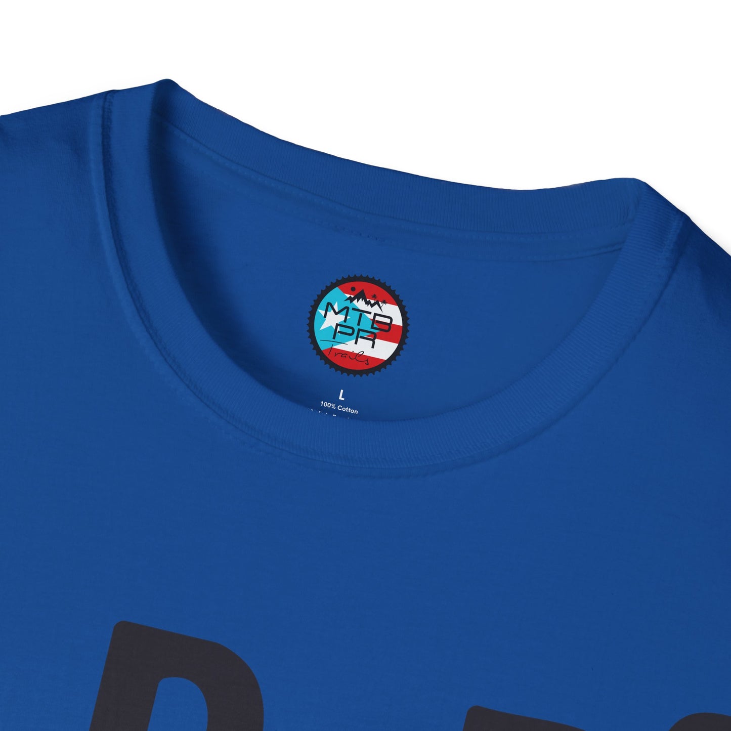 DeBI CoRReR MaS BICI - Black - MTB PR TRAILS - Unisex Softstyle T-Shirt
