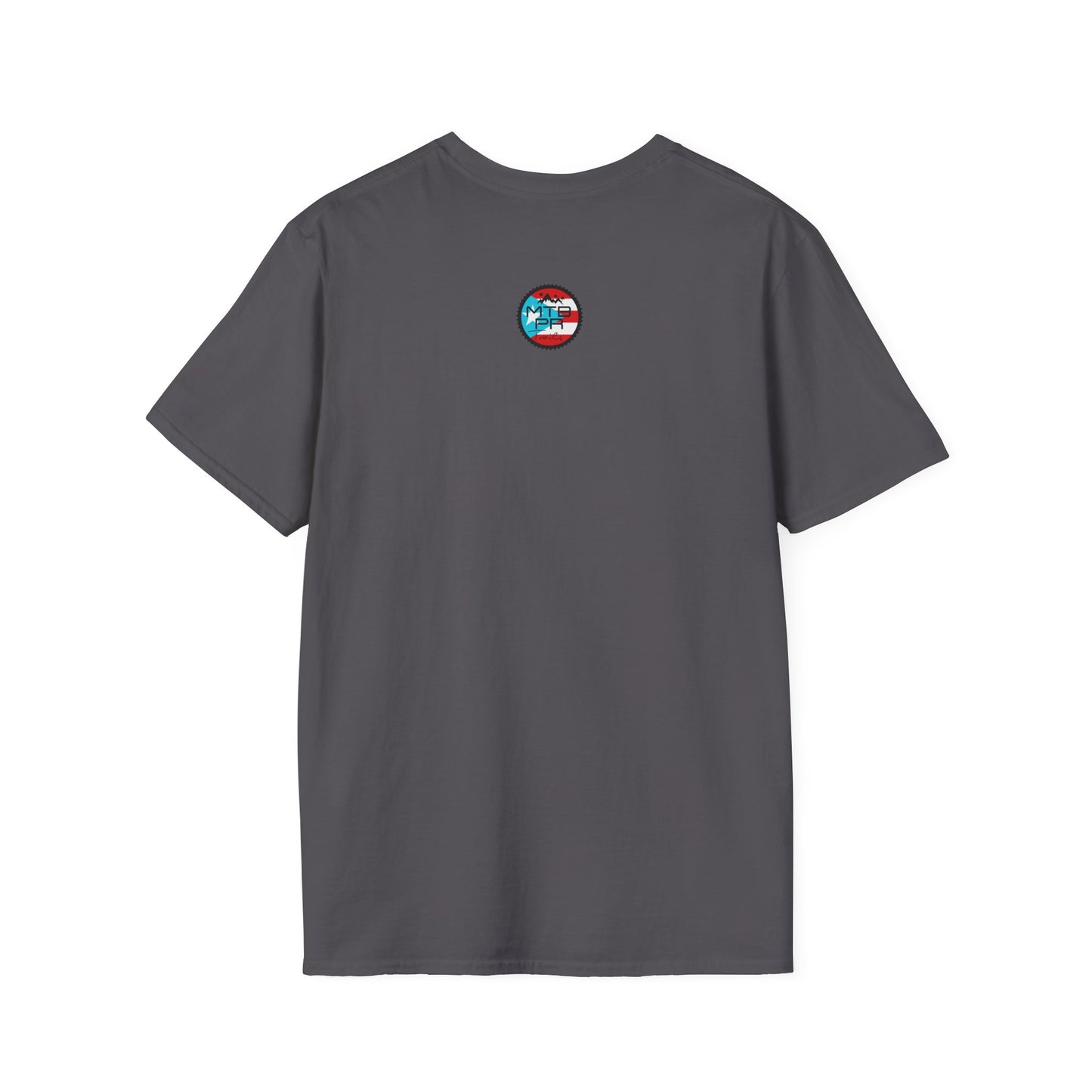 DeBI CoRReR MaS BICI - White - MTB PR TRAILS - Unisex Softstyle T-Shirt