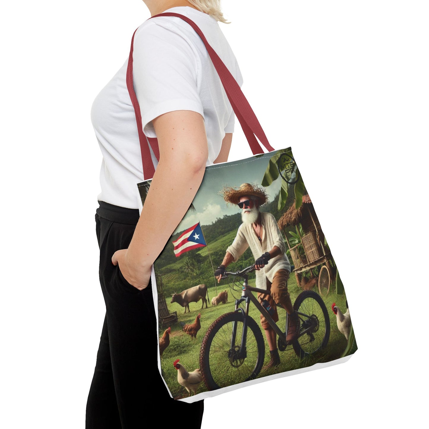 El Jibaro MTB - Logo OG - Tote Bag (AOP)