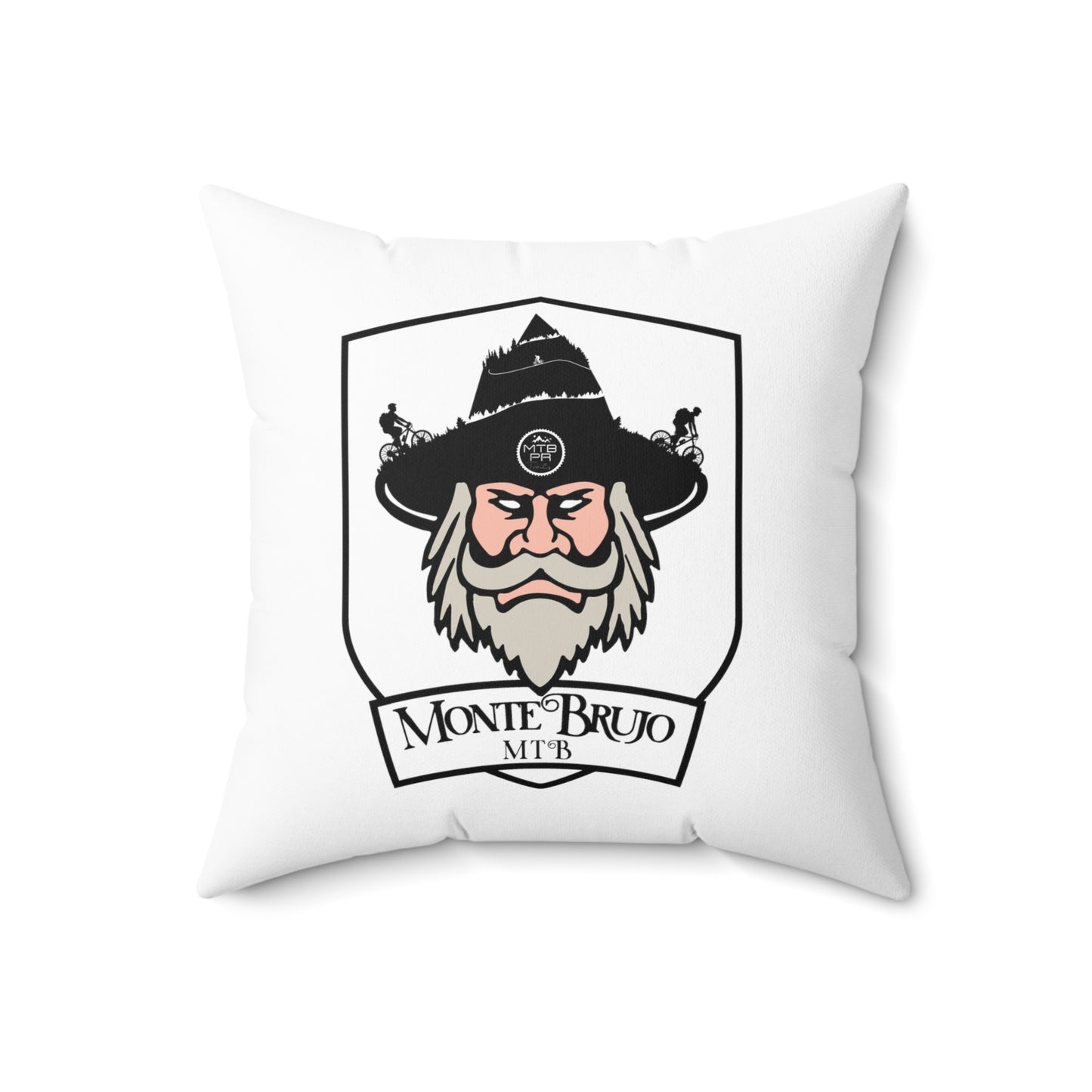 Monte Brujo MTB - LOGO OG - Spun Polyester Square Pillow