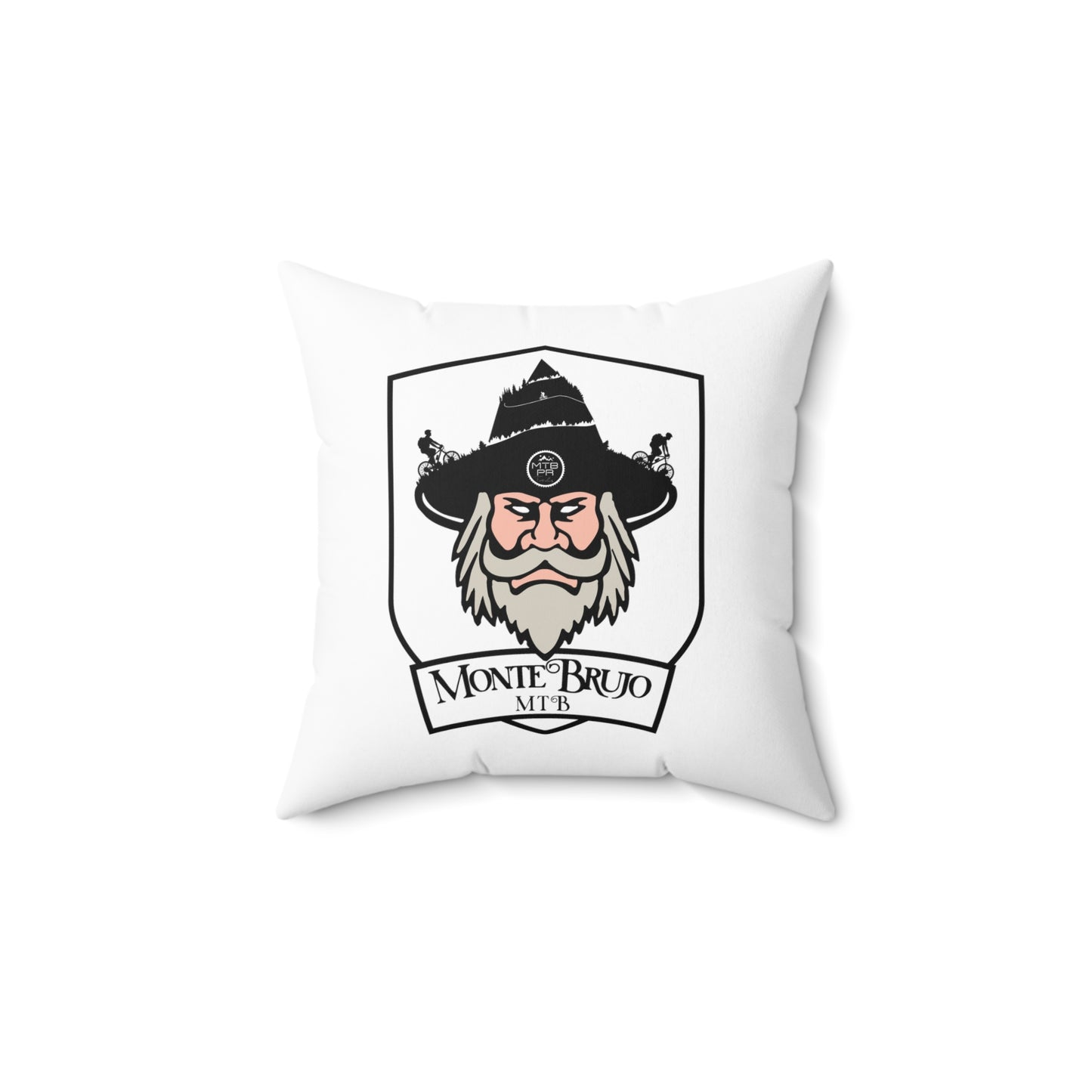 Monte Brujo MTB - LOGO OG - Spun Polyester Square Pillow