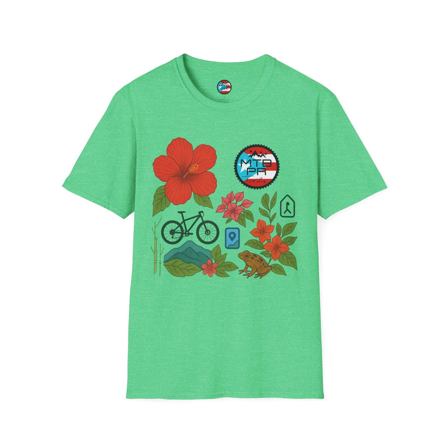 Amapola Location PR - MTB PR TRAILS - Unisex Softstyle T-Shirt