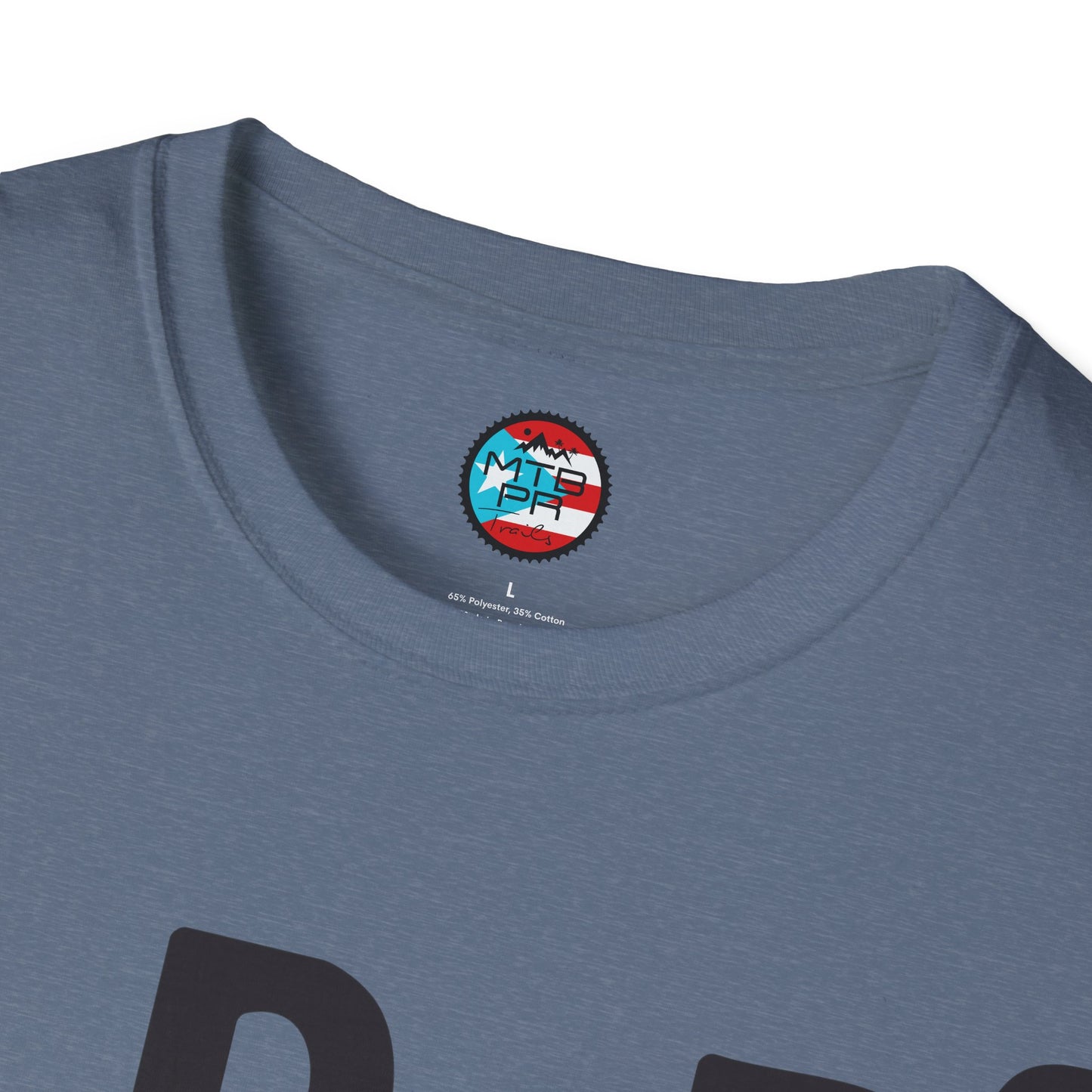 DeBI CoRReR MaS BICI - Black - MTB PR TRAILS - Unisex Softstyle T-Shirt