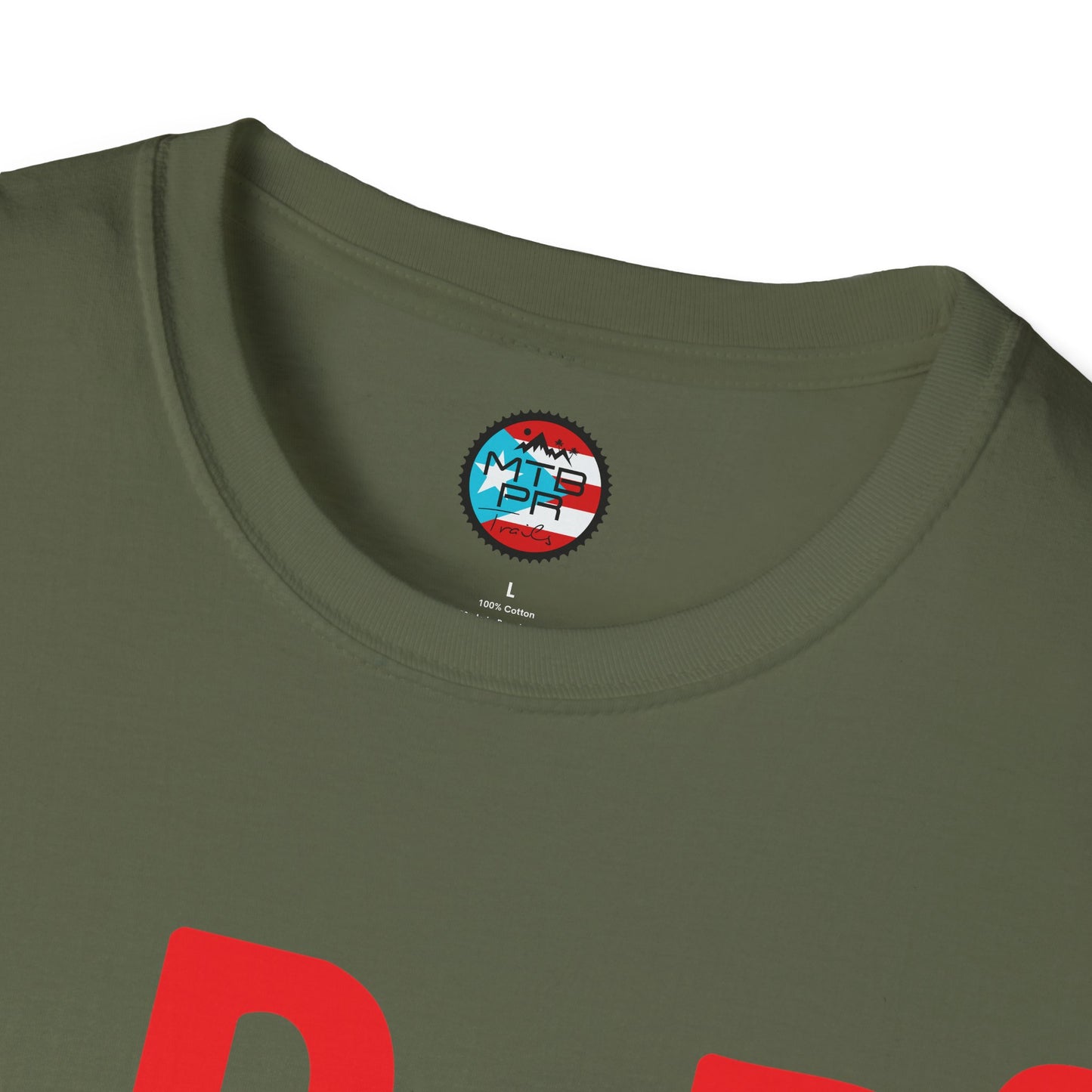 DeBI CoRReR MaS BICI - Bandera - MTB PR TRAILS - Unisex Softstyle T-Shirt