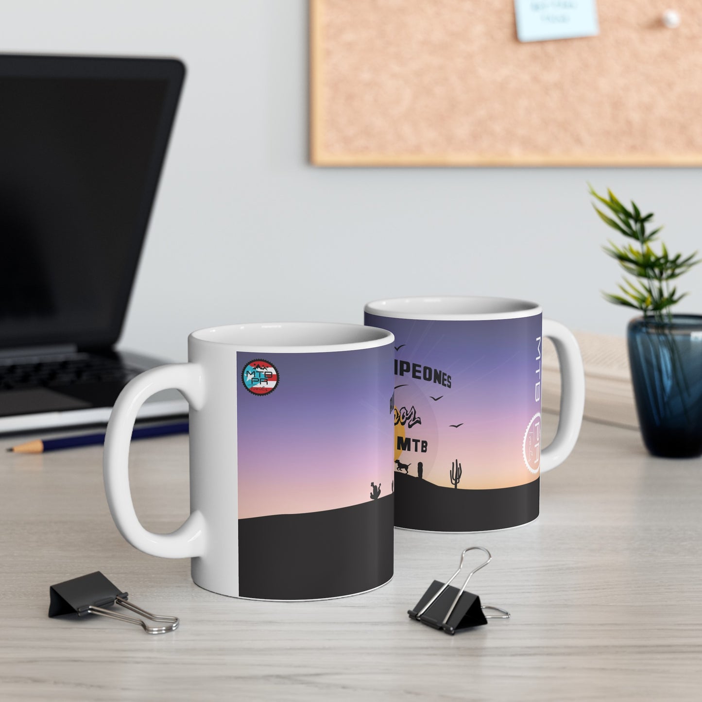 Los Pinchos MTB OG - Ceramic Mug, (11oz)