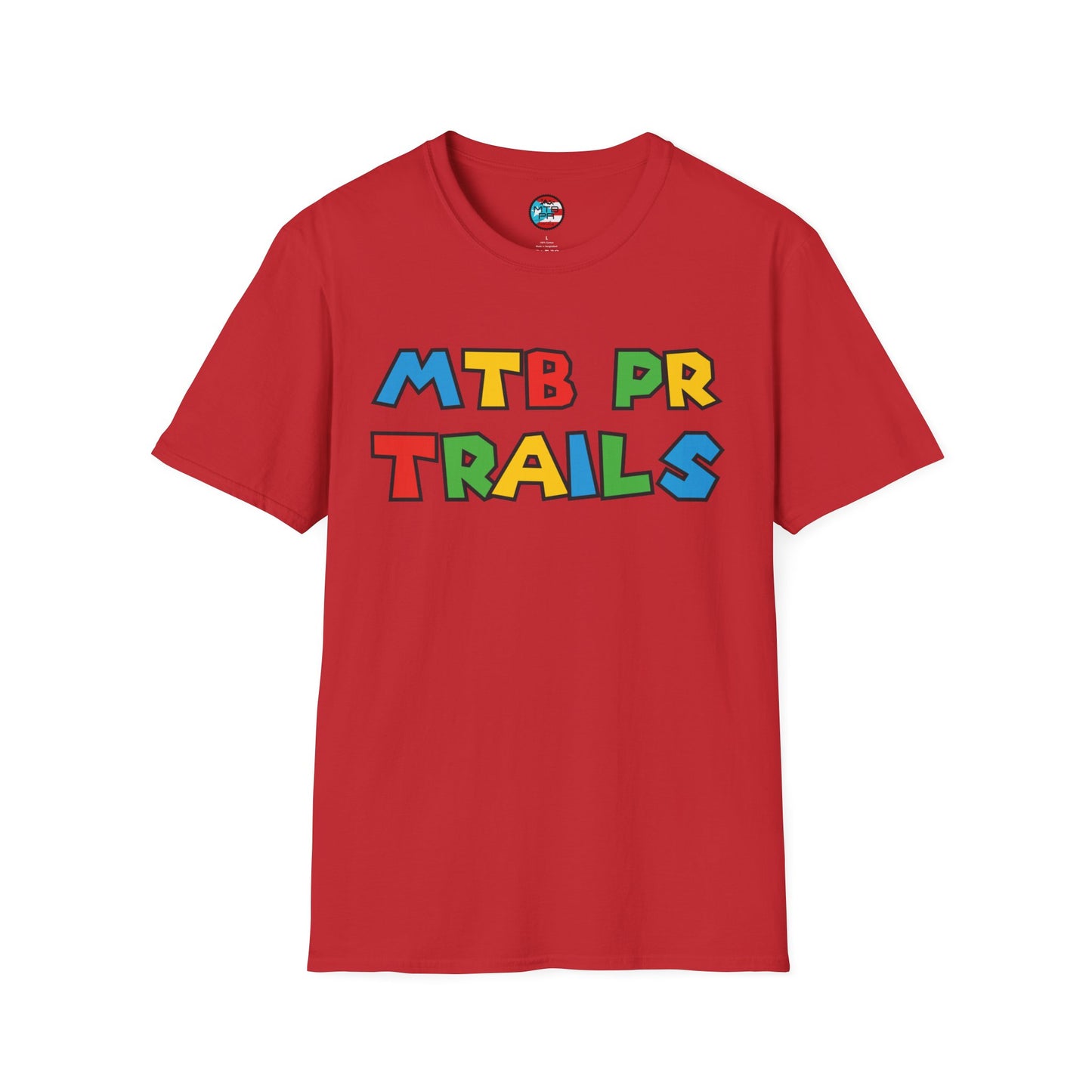 MTB PR TRAILS - LEVEL UP - Unisex Softstyle T-Shirt