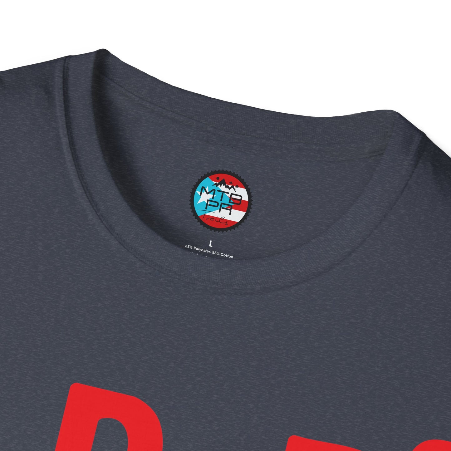 DeBI CoRReR MaS BICI - Bandera - MTB PR TRAILS - Unisex Softstyle T-Shirt