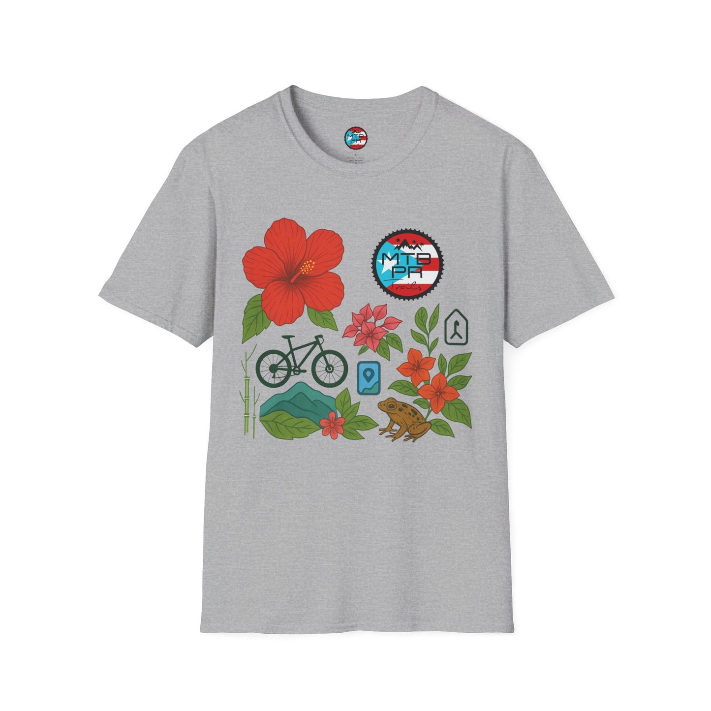 Amapola Location PR - MTB PR TRAILS - Unisex Softstyle T-Shirt