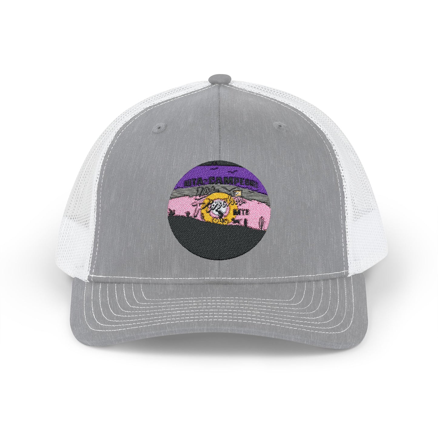 Snapback Trucker Cap - Los Pinchos MTB Trail - Logo Design - Salinas, Puerto Rico