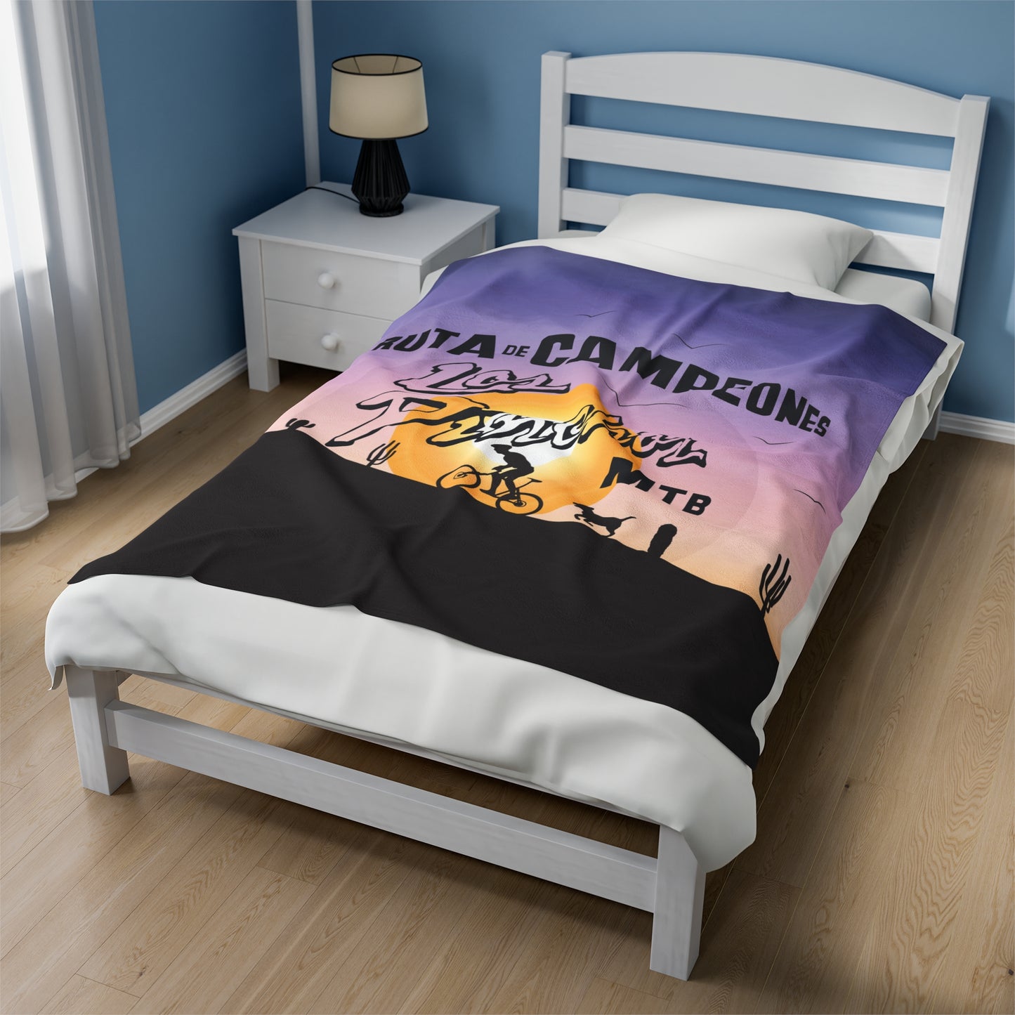 Velveteen Plush Blanket - Los Pinchos MTB
