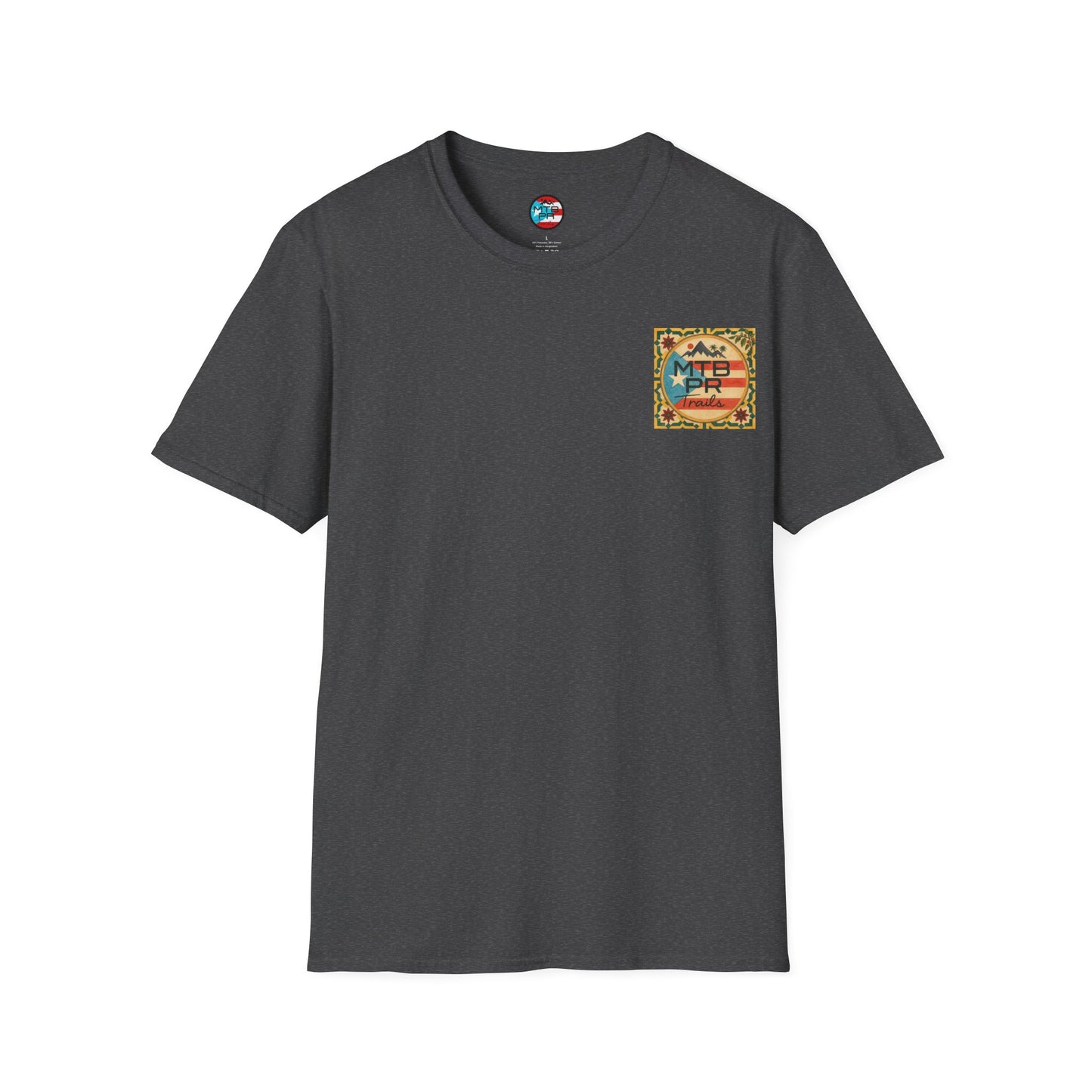 Mientras uno este vivo, uno debe correr MTB lo mas que pueda! - MTB PR Trails - Unisex Softstyle T-Shirt