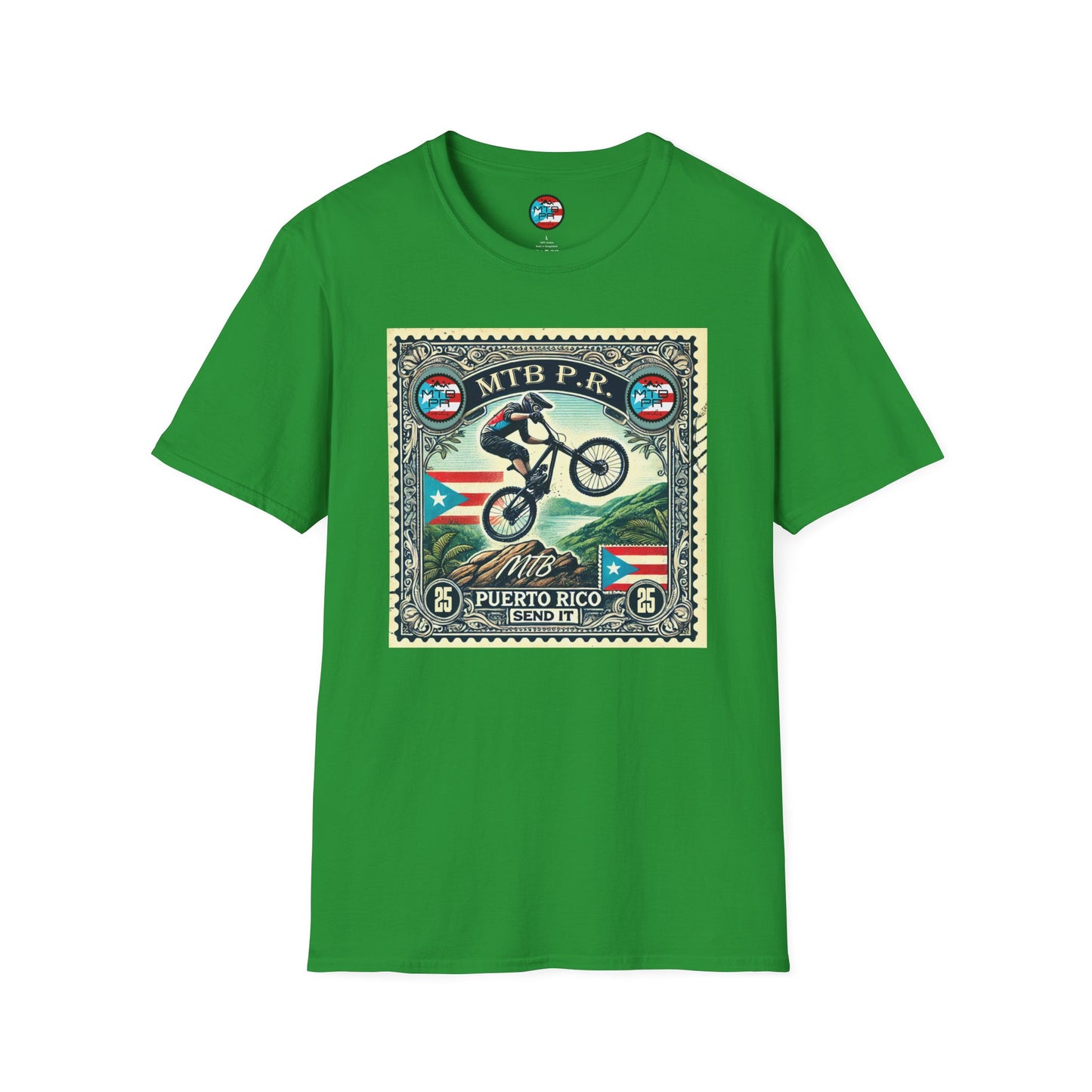 Sello MTB PR - MTB Trails - Unisex Softstyle T-Shirt