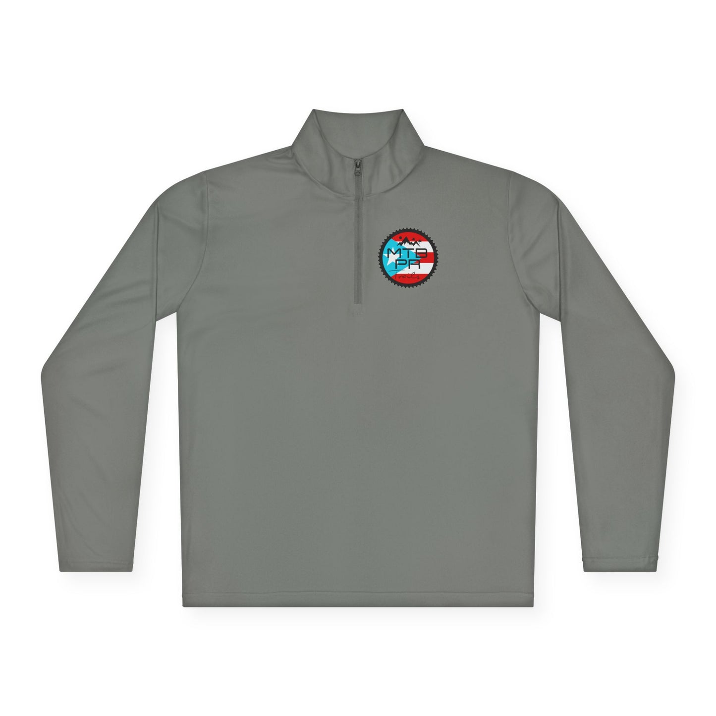 Unisex Quarter-Zip Pullover - MTB PR Trails - Bandera