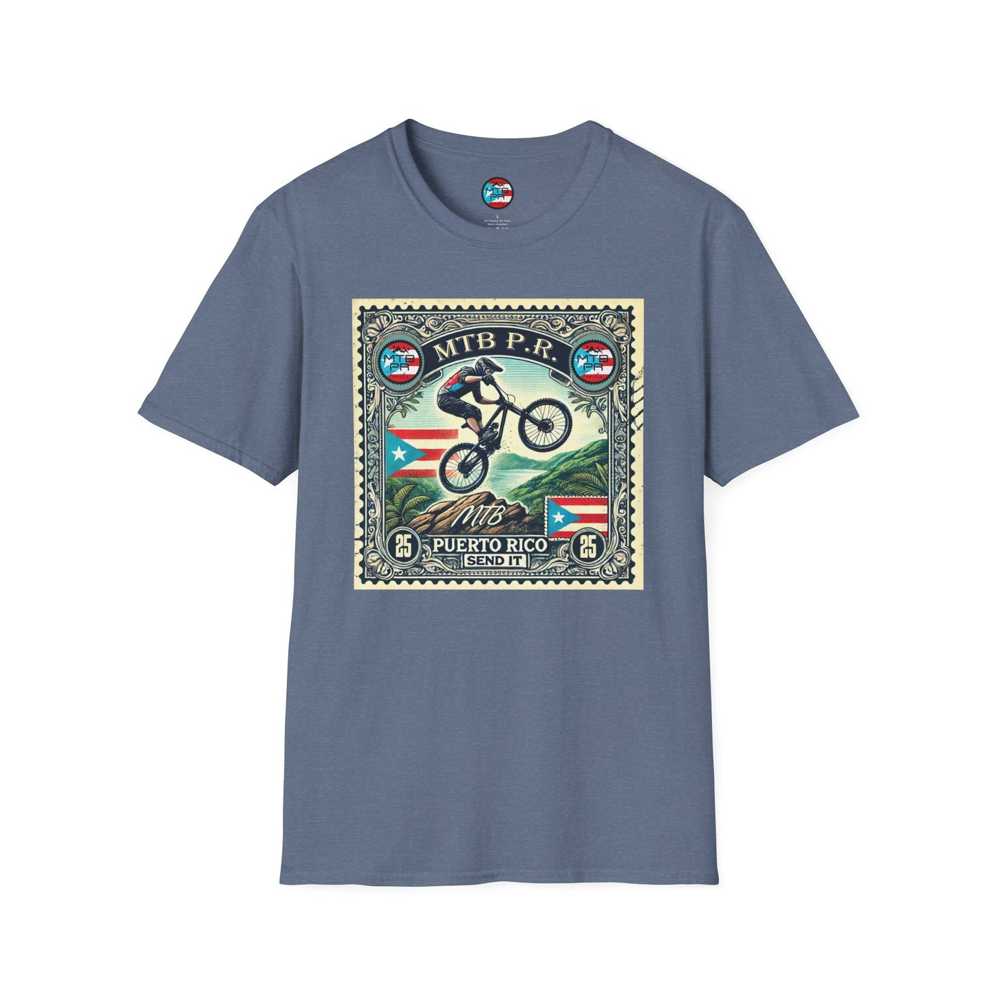 Sello MTB PR - MTB Trails - Unisex Softstyle T-Shirt