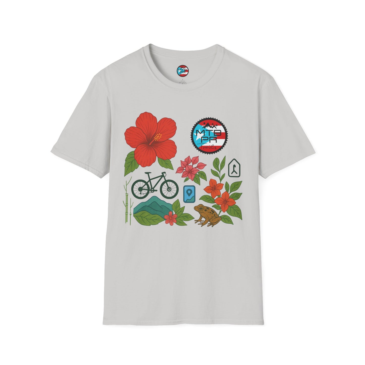 Amapola Location PR - MTB PR TRAILS - Unisex Softstyle T-Shirt