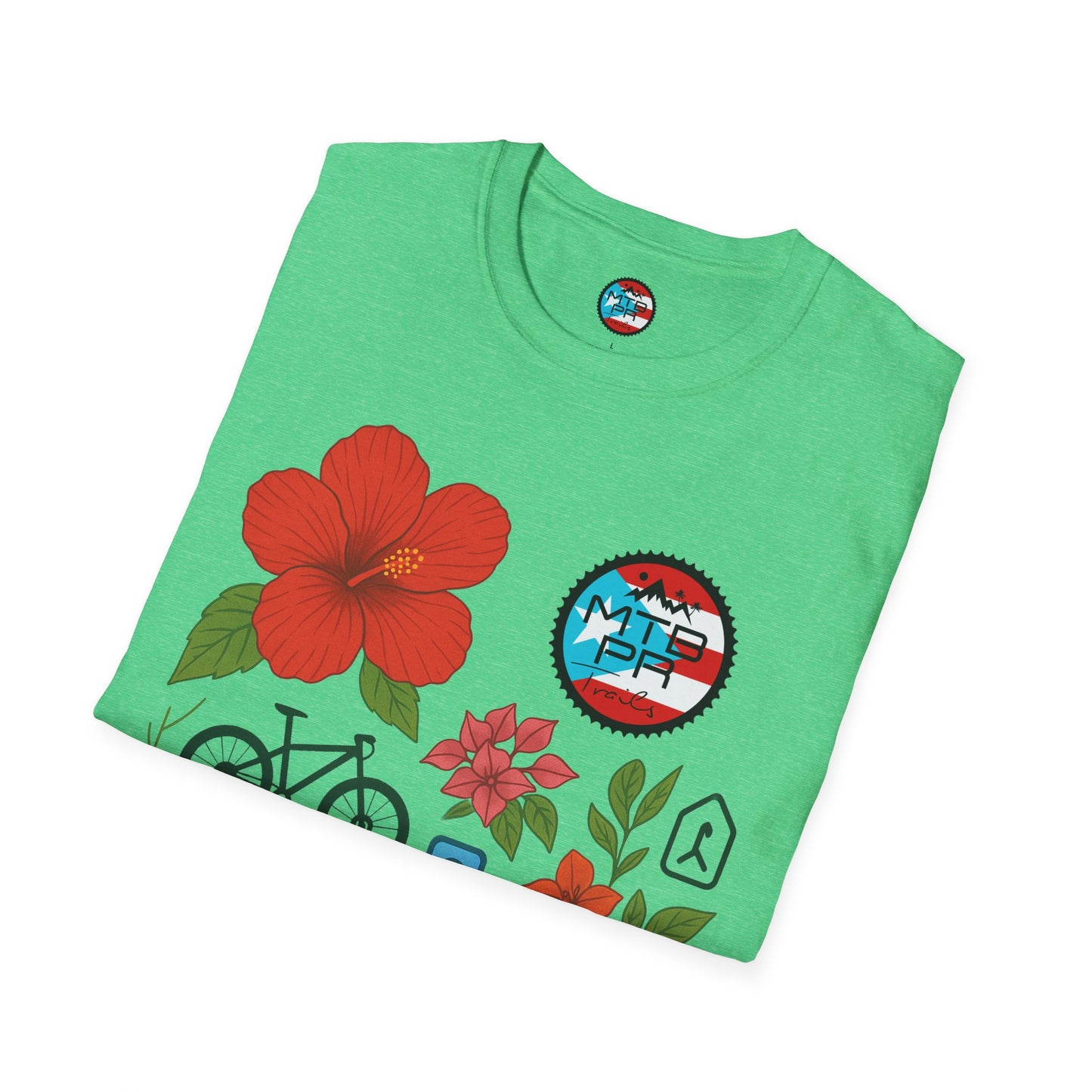 Amapola Location PR - MTB PR TRAILS - Unisex Softstyle T-Shirt