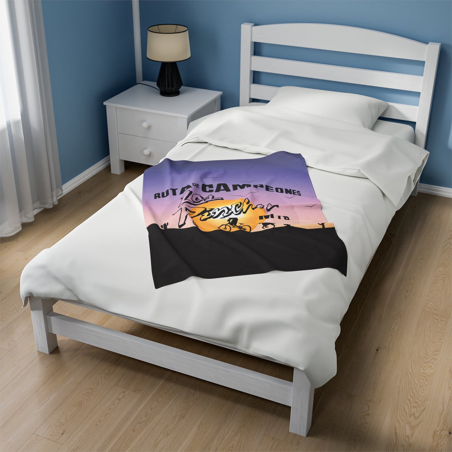 Velveteen Plush Blanket - Los Pinchos MTB