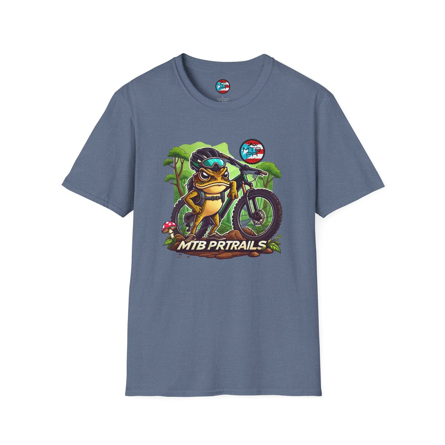 Sapo Concho en MTB - MTB PR Trails - Unisex Softstyle T-Shirt