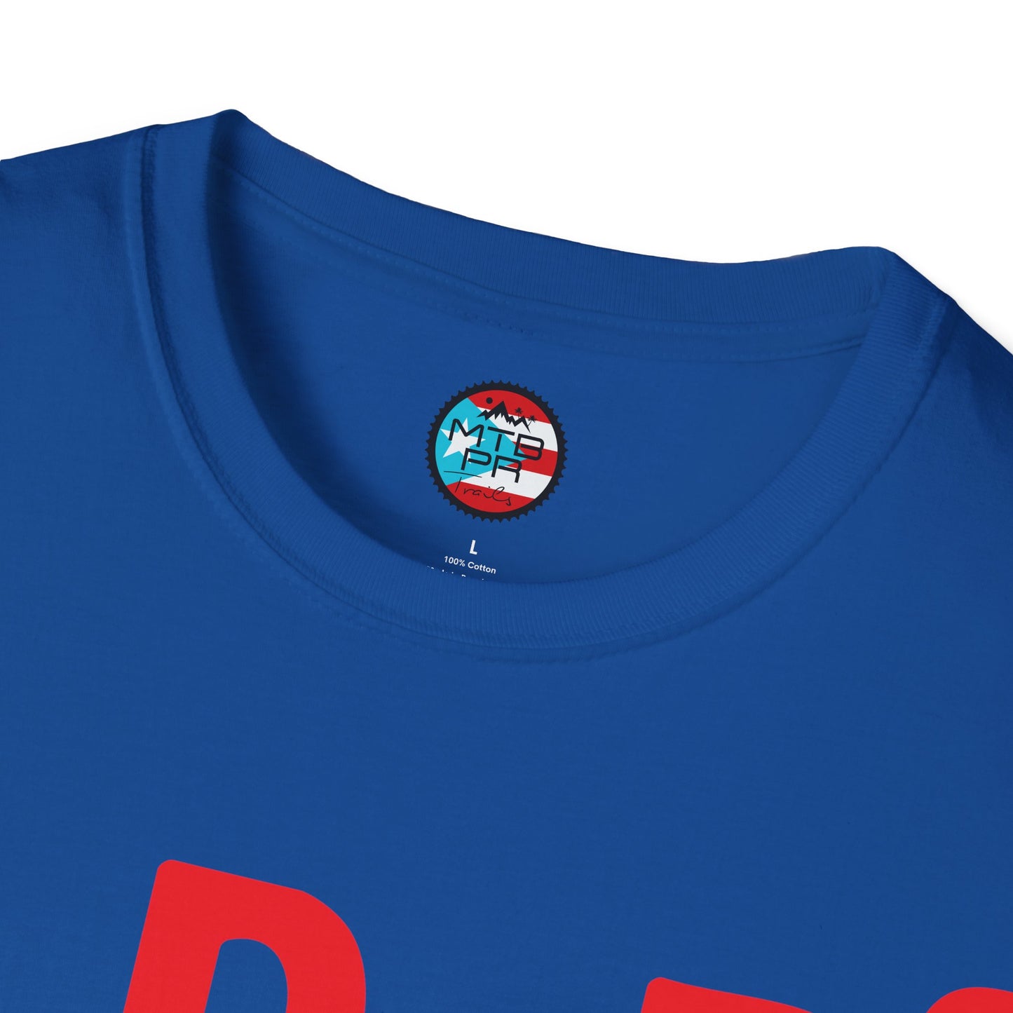 DeBI CoRReR MaS BICI - Bandera - MTB PR TRAILS - Unisex Softstyle T-Shirt