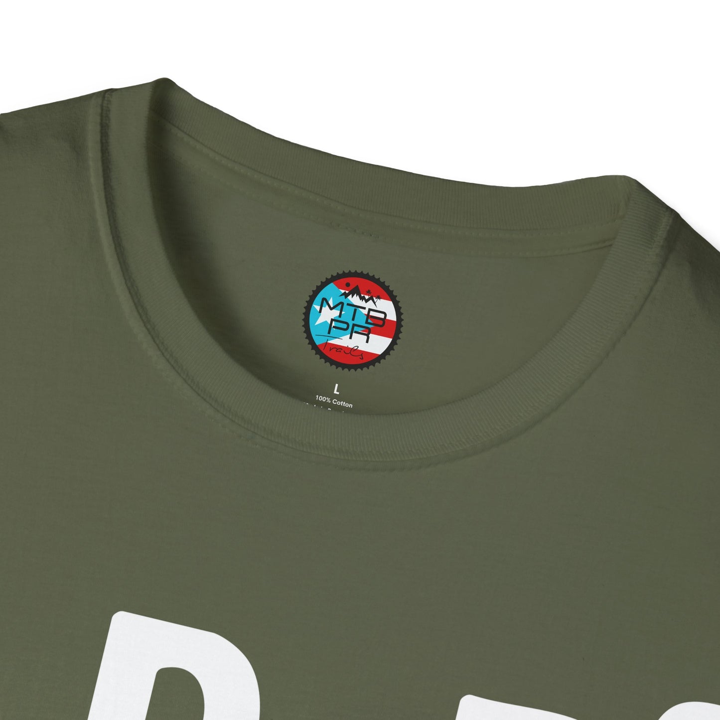 DeBI CoRReR MaS BICI - White - MTB PR TRAILS - Unisex Softstyle T-Shirt