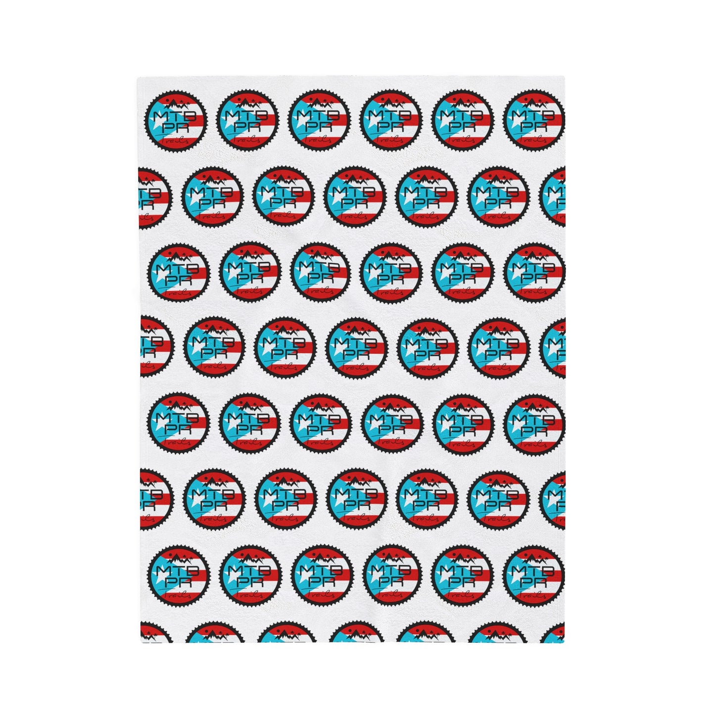 Velveteen Plush Blanket - MTB PR Trals - Bandera Patron