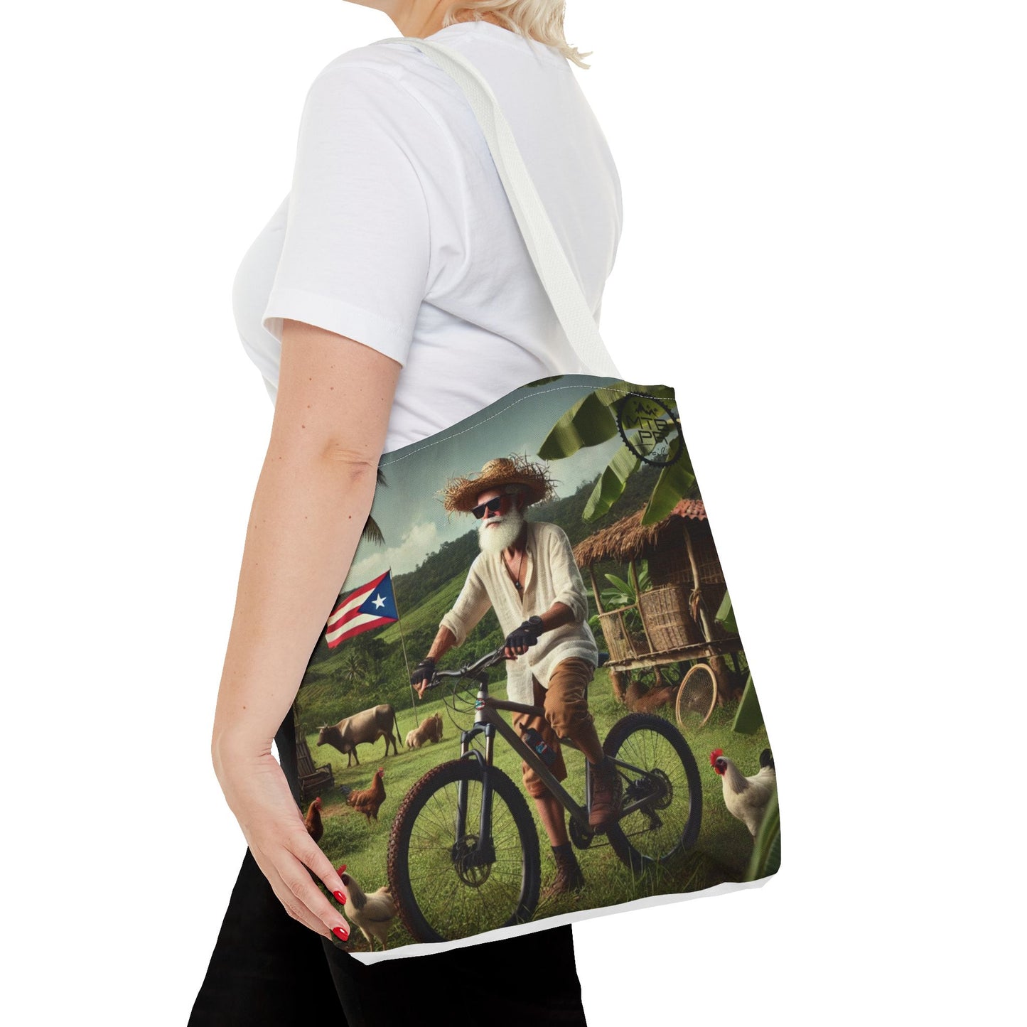 El Jibaro MTB - Logo OG - Tote Bag (AOP)