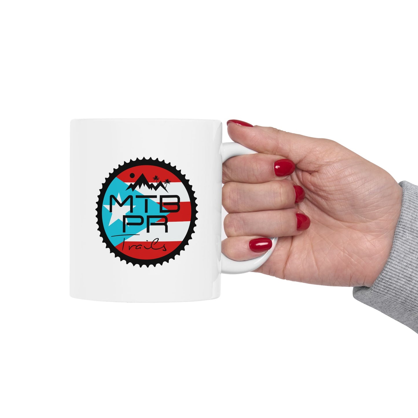 DeBI CoRRER MAS BICI - Ceramic Mug, (11oz)