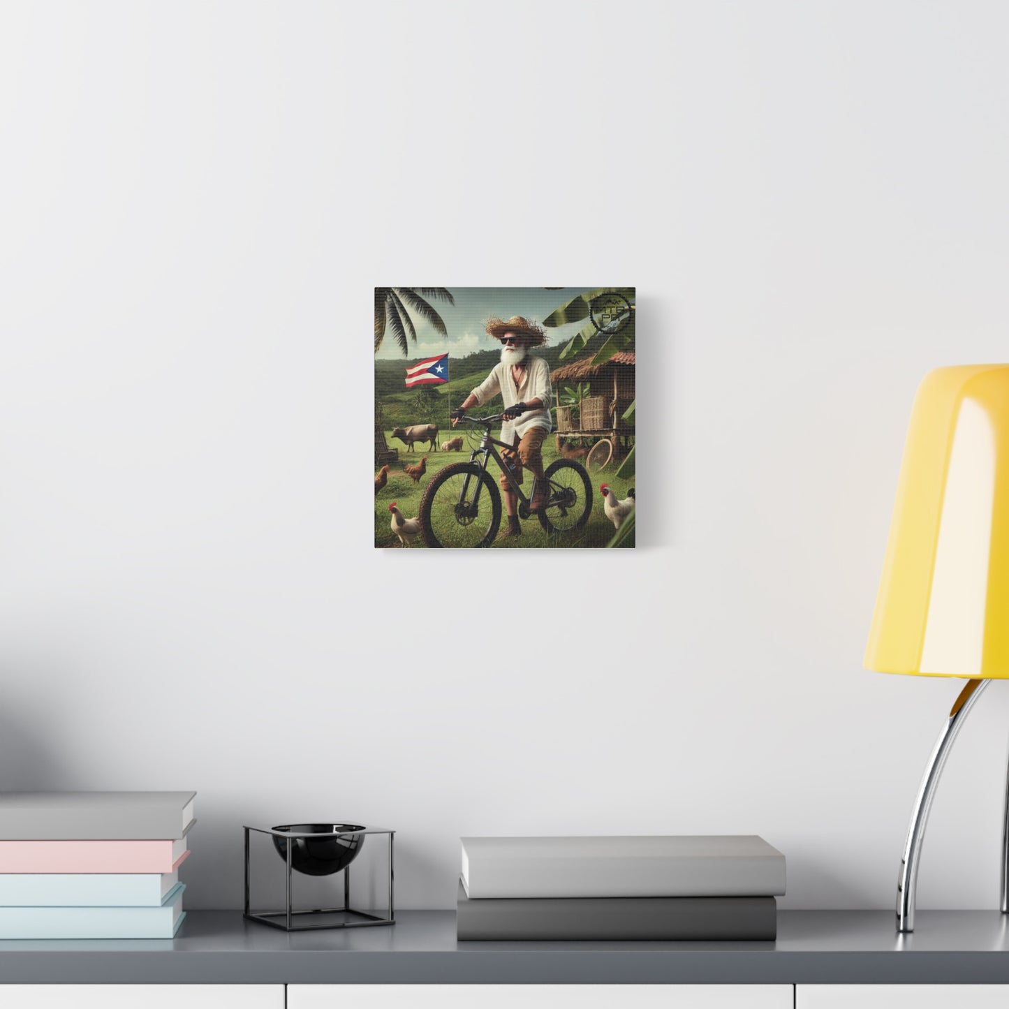 El Jibaro MTB - Matte Canvas, Stretched, 1.25"