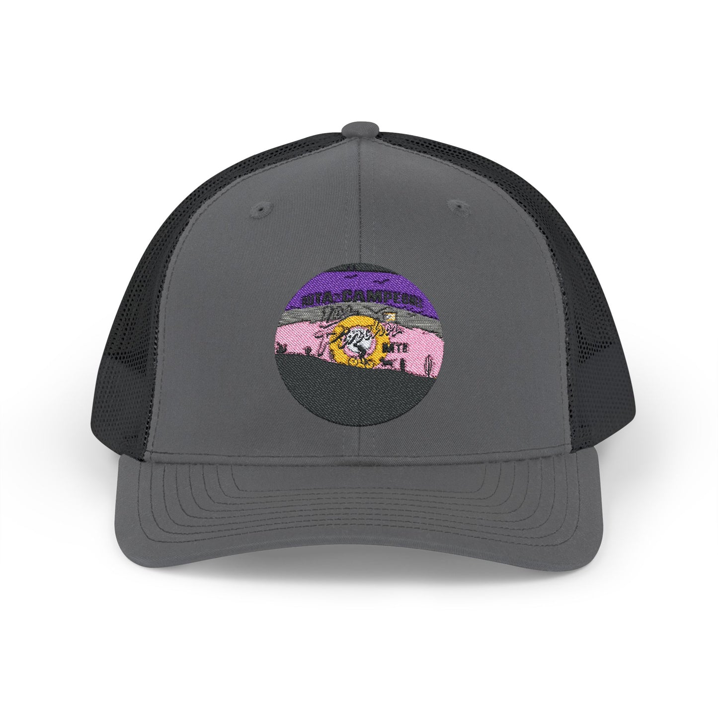 Snapback Trucker Cap - Los Pinchos MTB Trail - Logo Design - Salinas, Puerto Rico