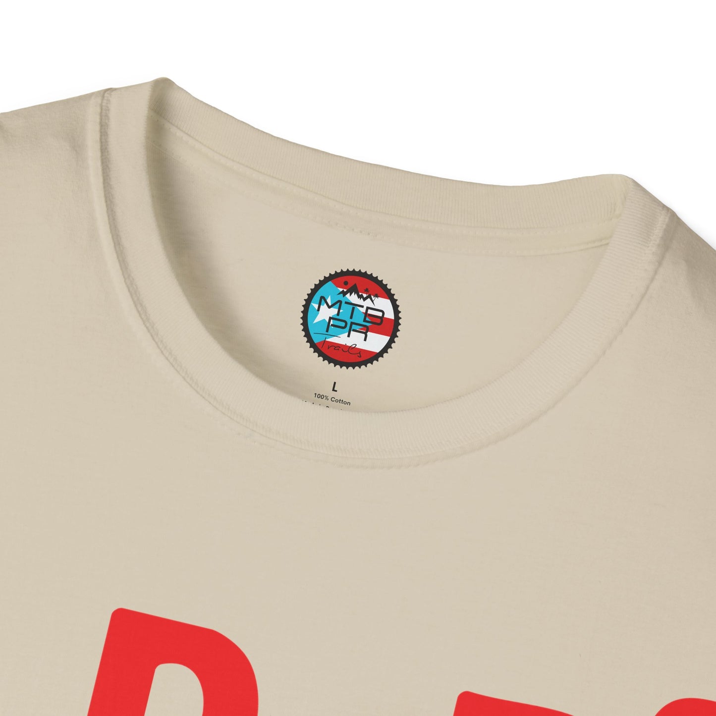 DeBI CoRReR MaS BICI - Bandera - MTB PR TRAILS - Unisex Softstyle T-Shirt