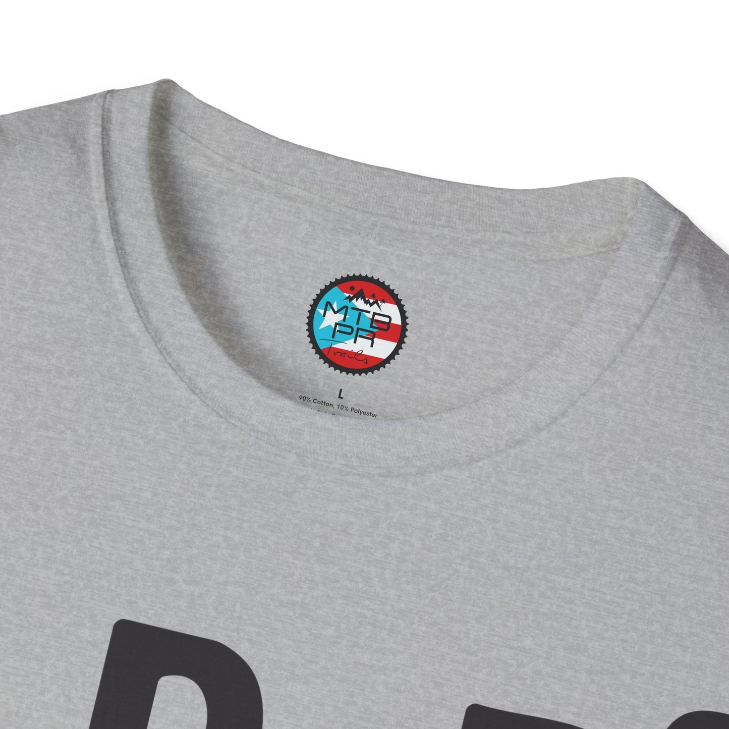 DeBI CoRReR MaS BICI - Black - MTB PR TRAILS - Unisex Softstyle T-Shirt