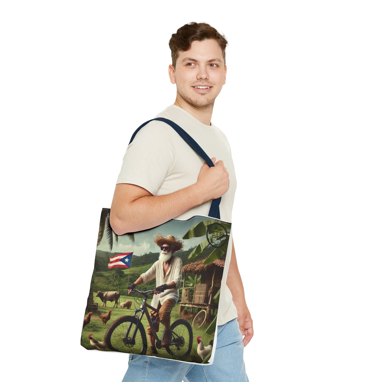 El Jibaro MTB - Logo OG - Tote Bag (AOP)