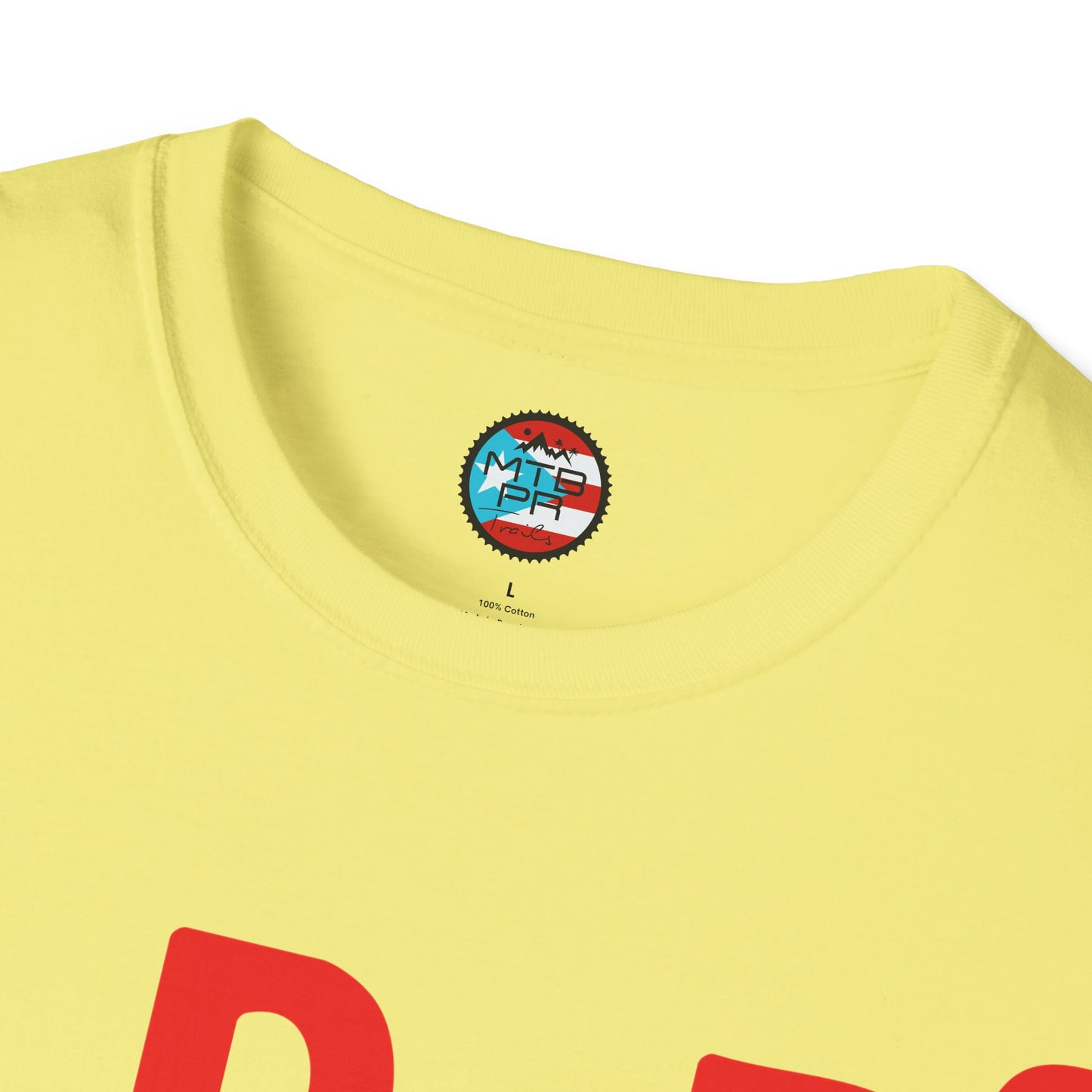 DeBI CoRReR MaS BICI - Bandera - MTB PR TRAILS - Unisex Softstyle T-Shirt