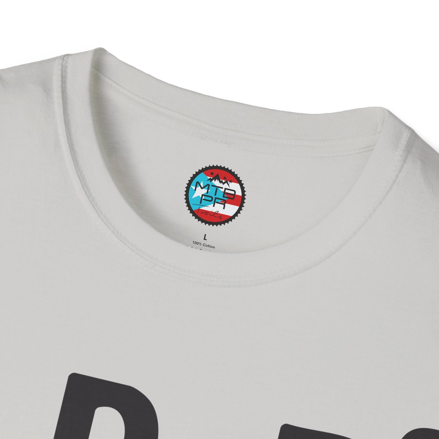 DeBI CoRReR MaS BICI - Black - MTB PR TRAILS - Unisex Softstyle T-Shirt