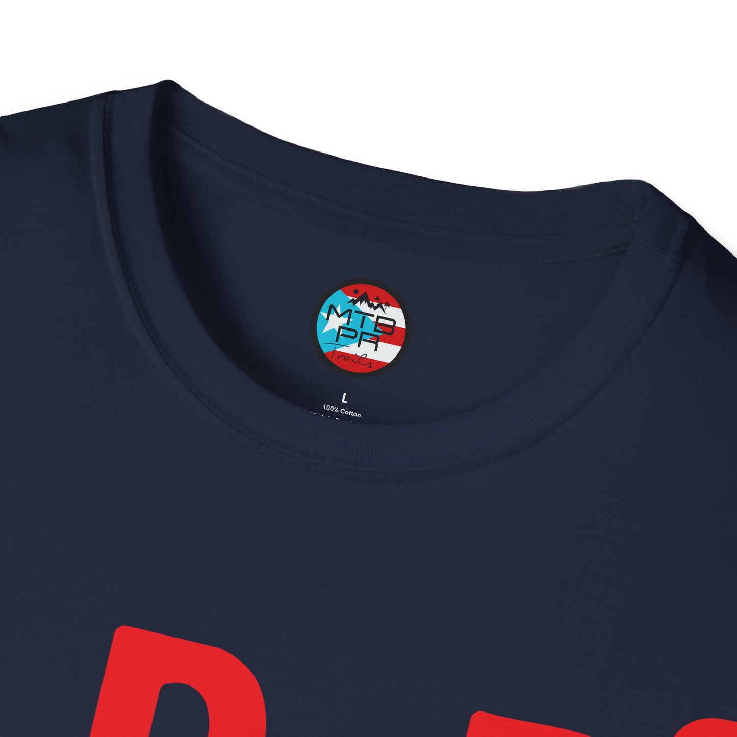DeBI CoRReR MaS BICI - Bandera - MTB PR TRAILS - Unisex Softstyle T-Shirt